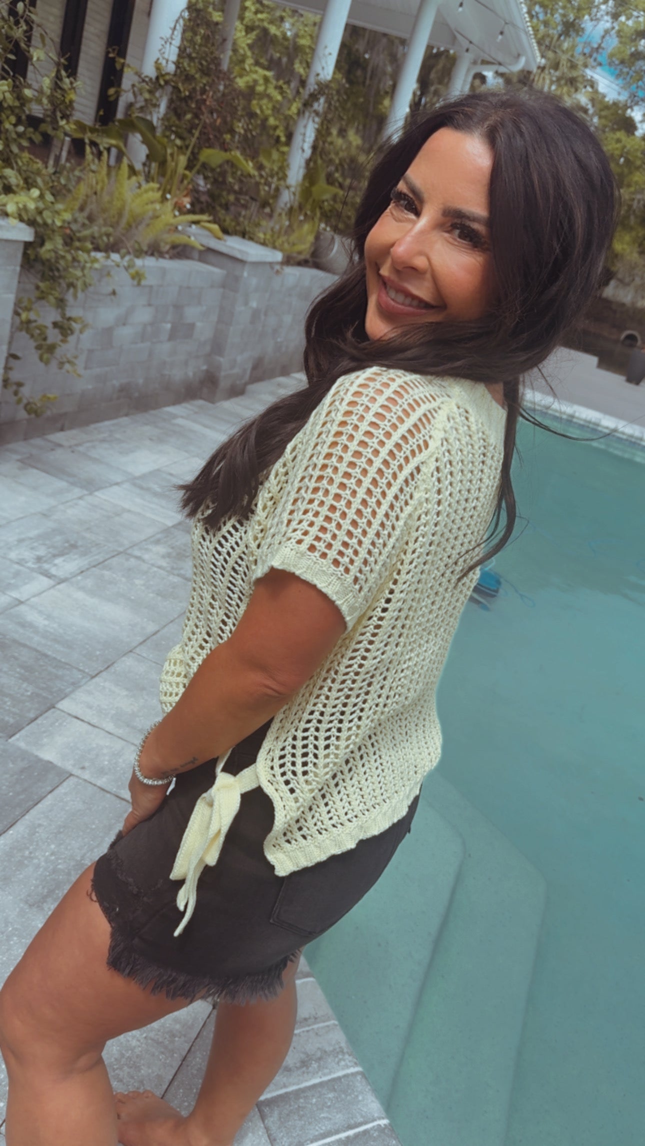 Ultra Soft Lightweight Yellow Knit Top