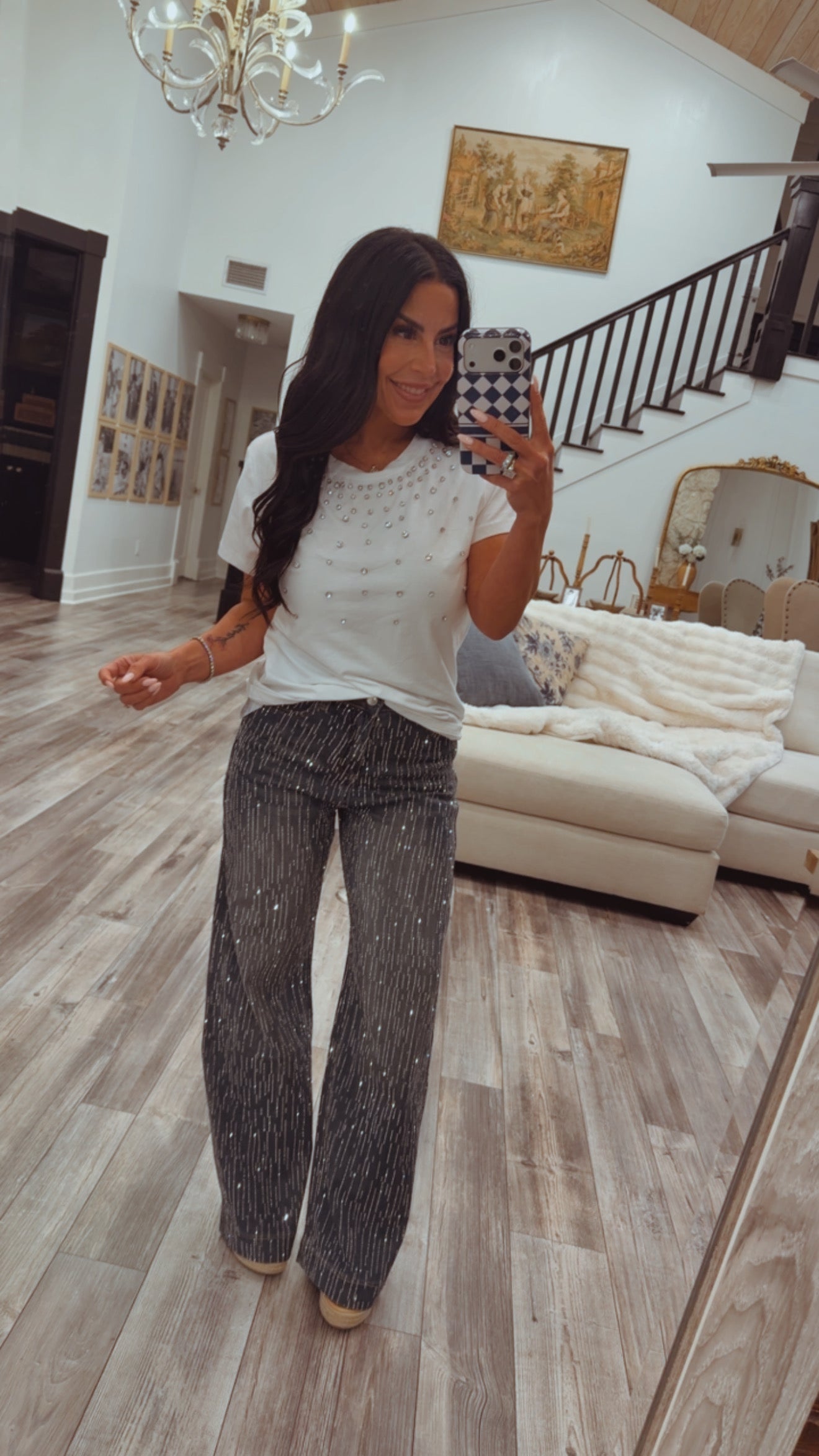Chic Bedazzeled Diva Crystal Top