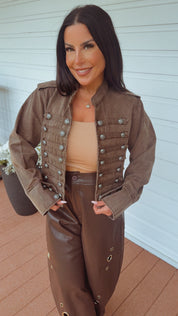 Denim Studded Jacket