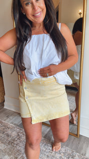 Chic White Bubble Tank