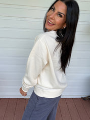 White Ultra Soft Loose Fit Crewneck