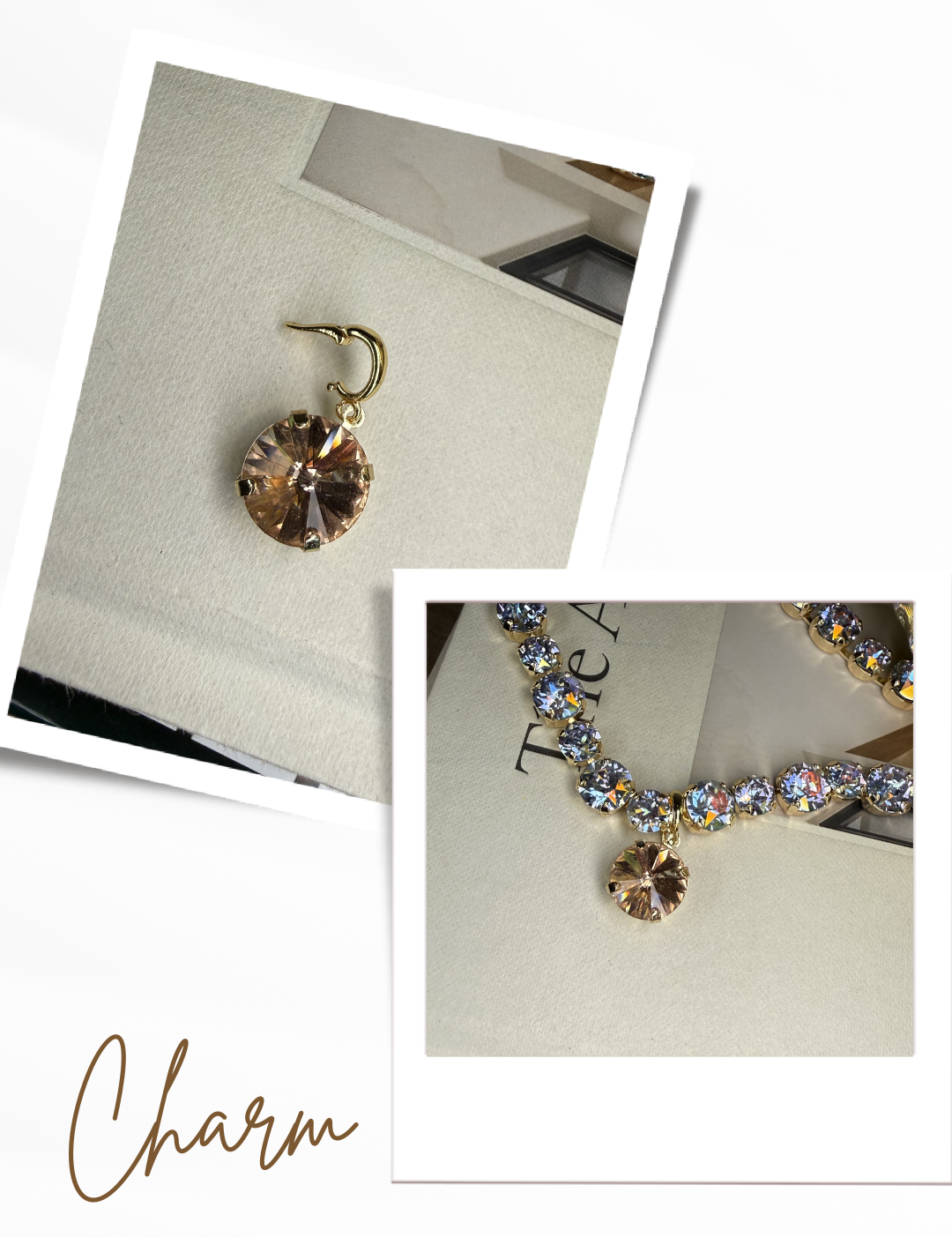 Diva Crystal Pendant 14mm Charm