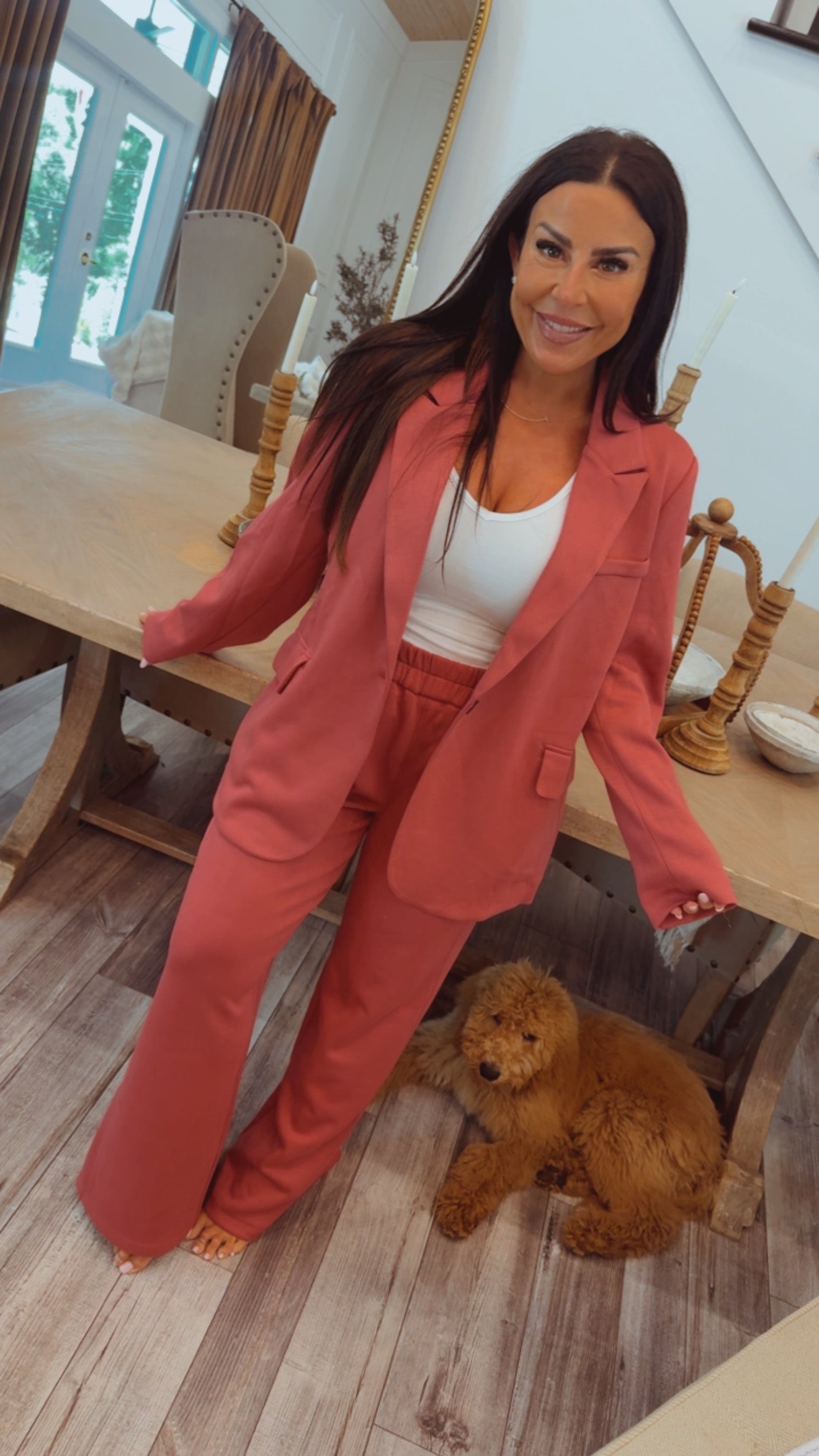Dark Rose Chic The Greii Joggers