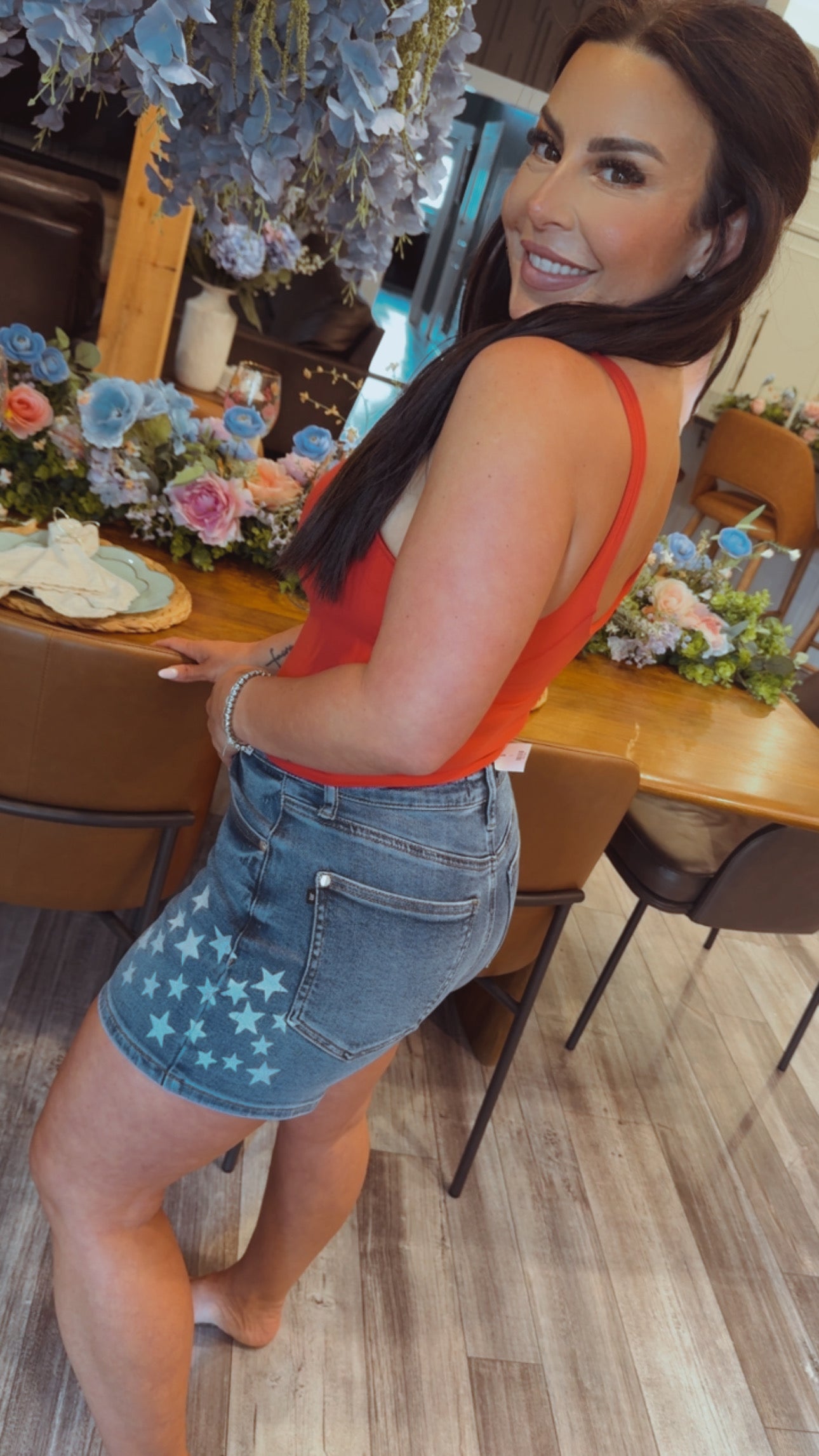 Rae Mode Butter Red Crop Tank