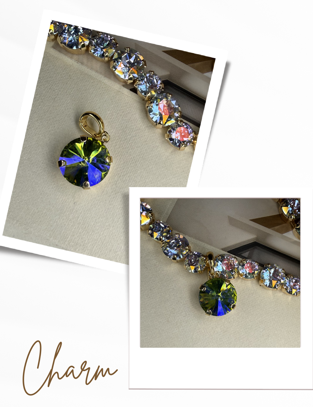 Diva Crystal Pendant 14mm Charm