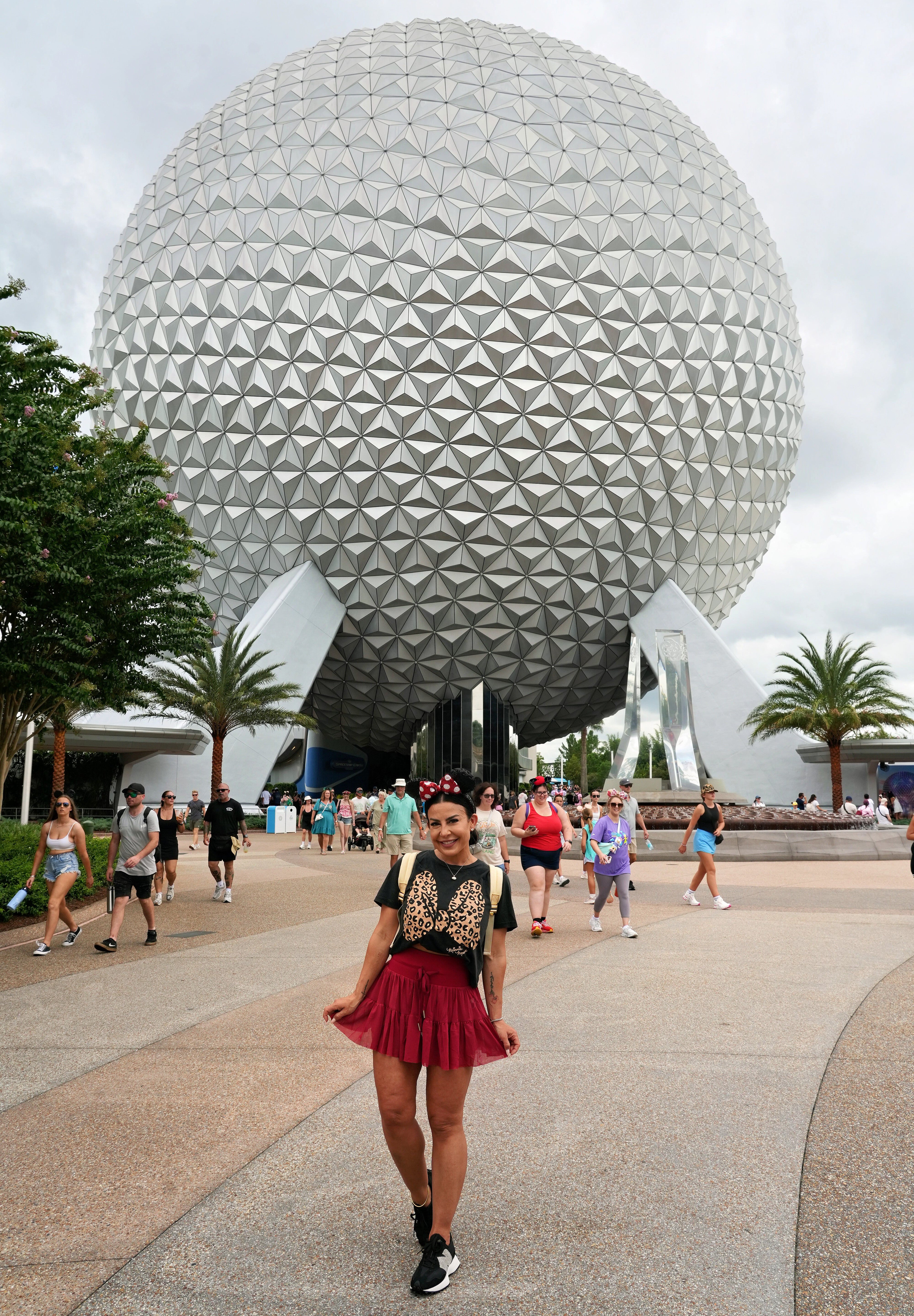 Crimson Red Athletic Twirl Skort