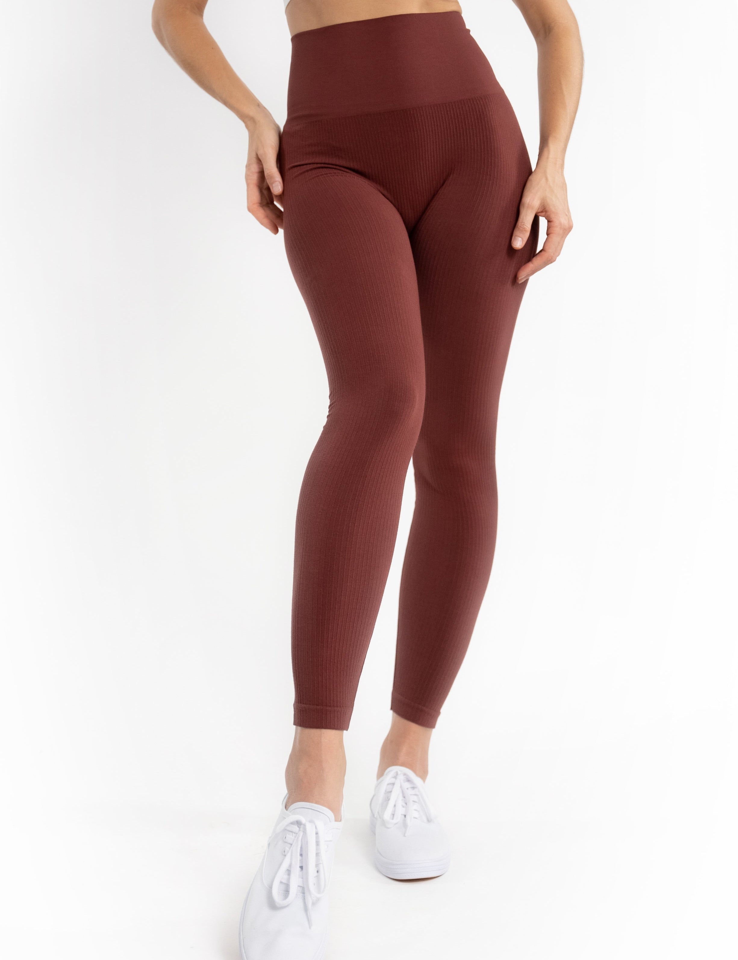 Ribbed High Waist Leggings (DW)