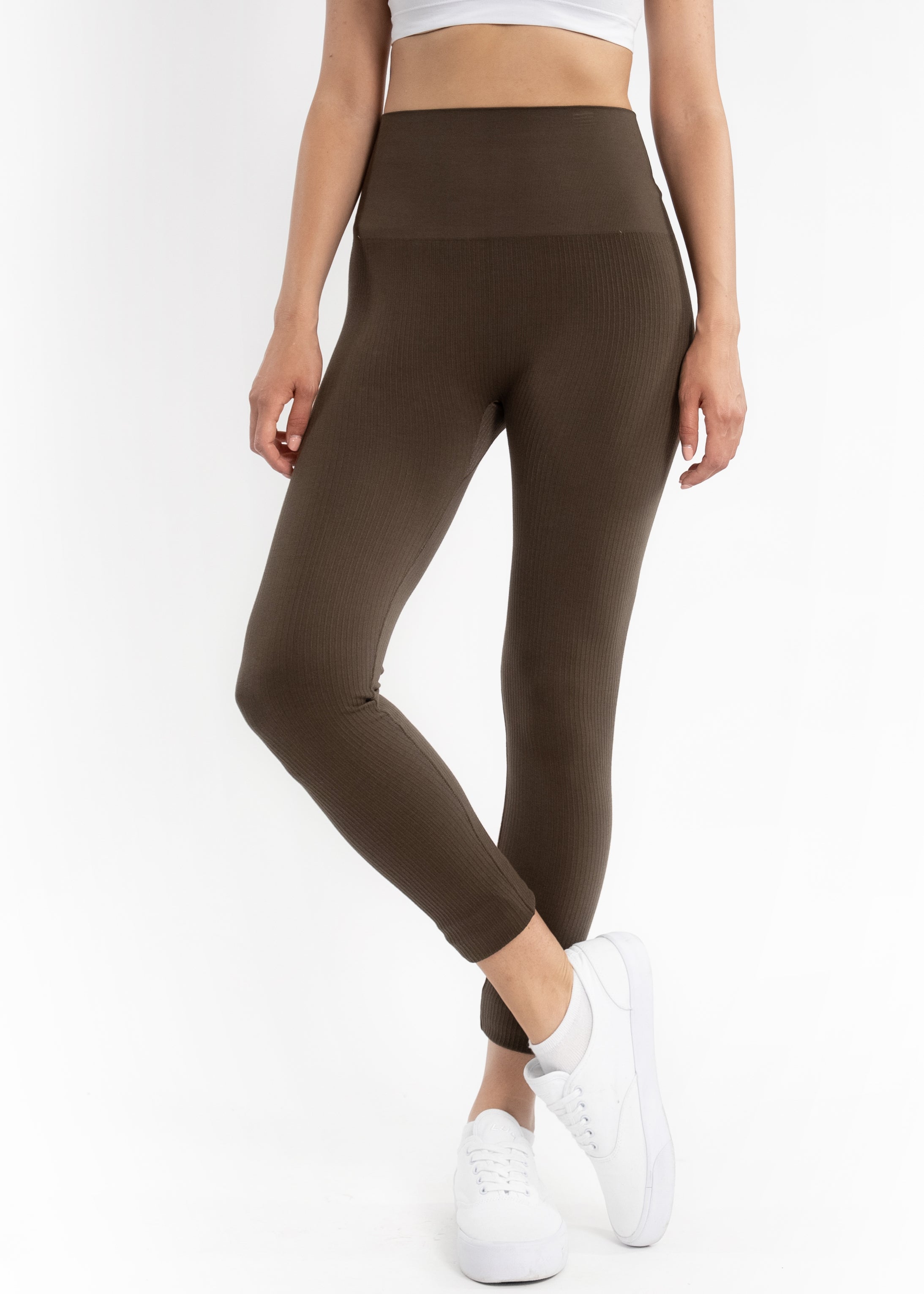 Ribbed High Waist Leggings (DW)