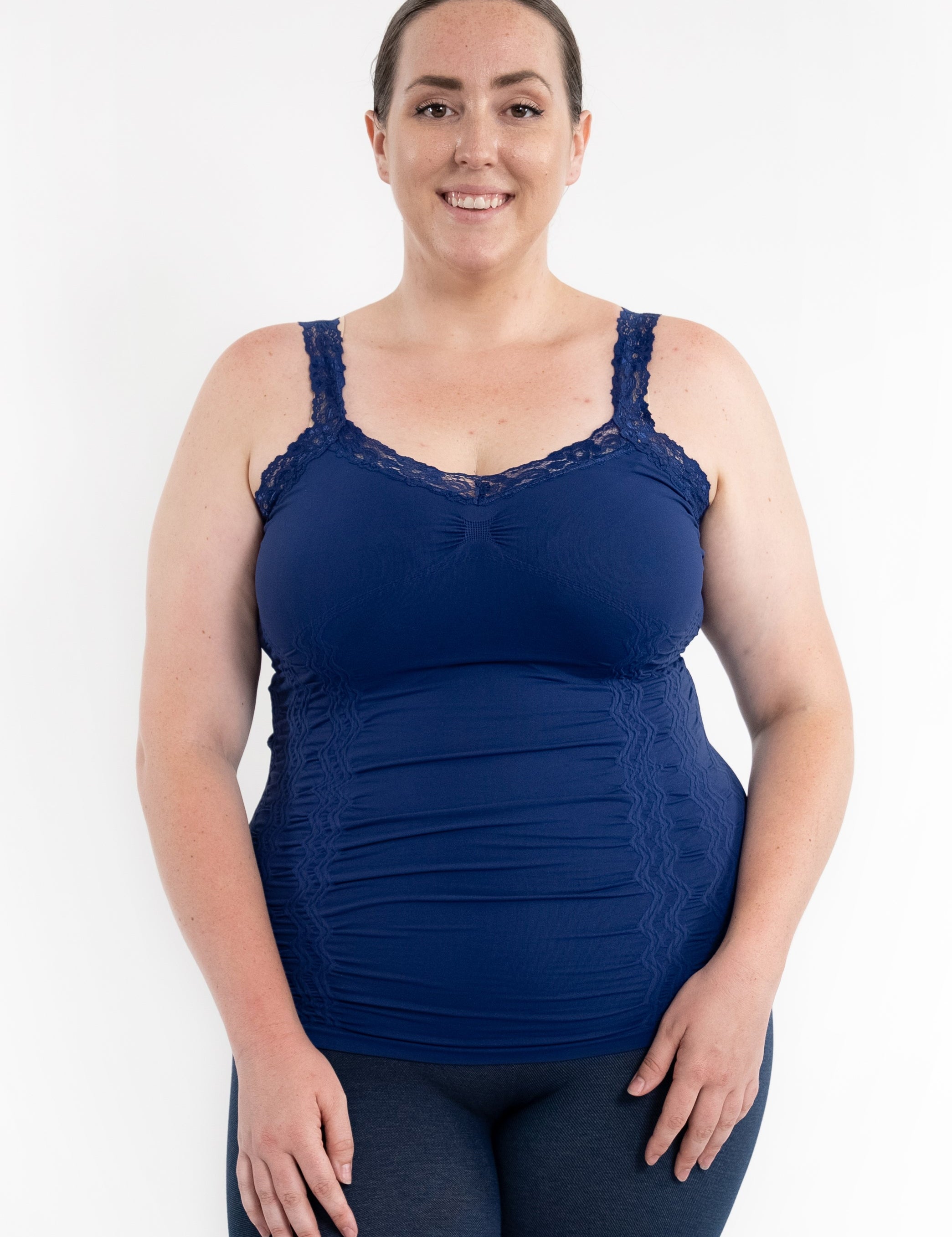 Lace Corset Cami - Curvy (DW)