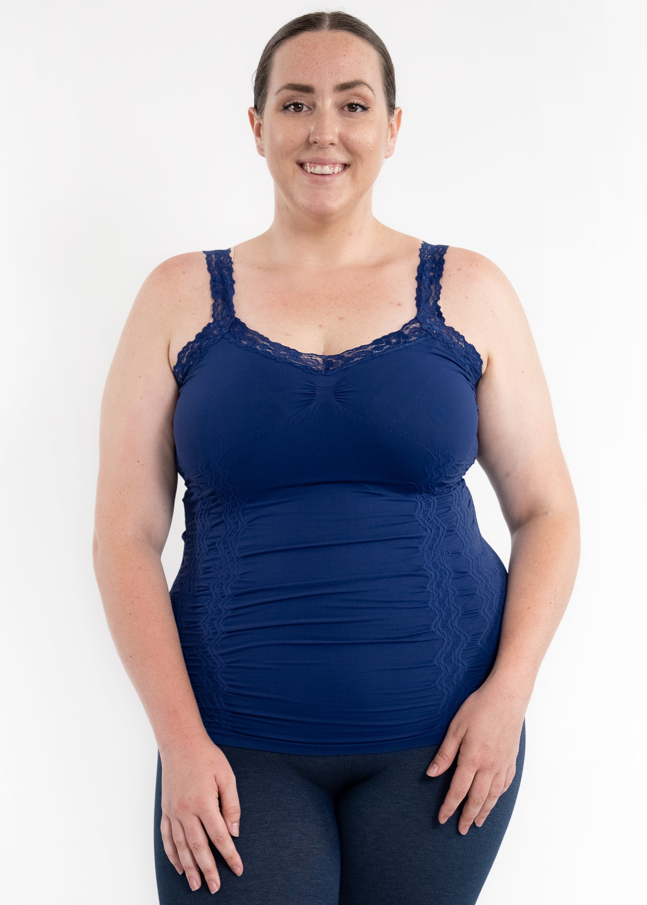 Lace Corset Cami - Curvy (DW)