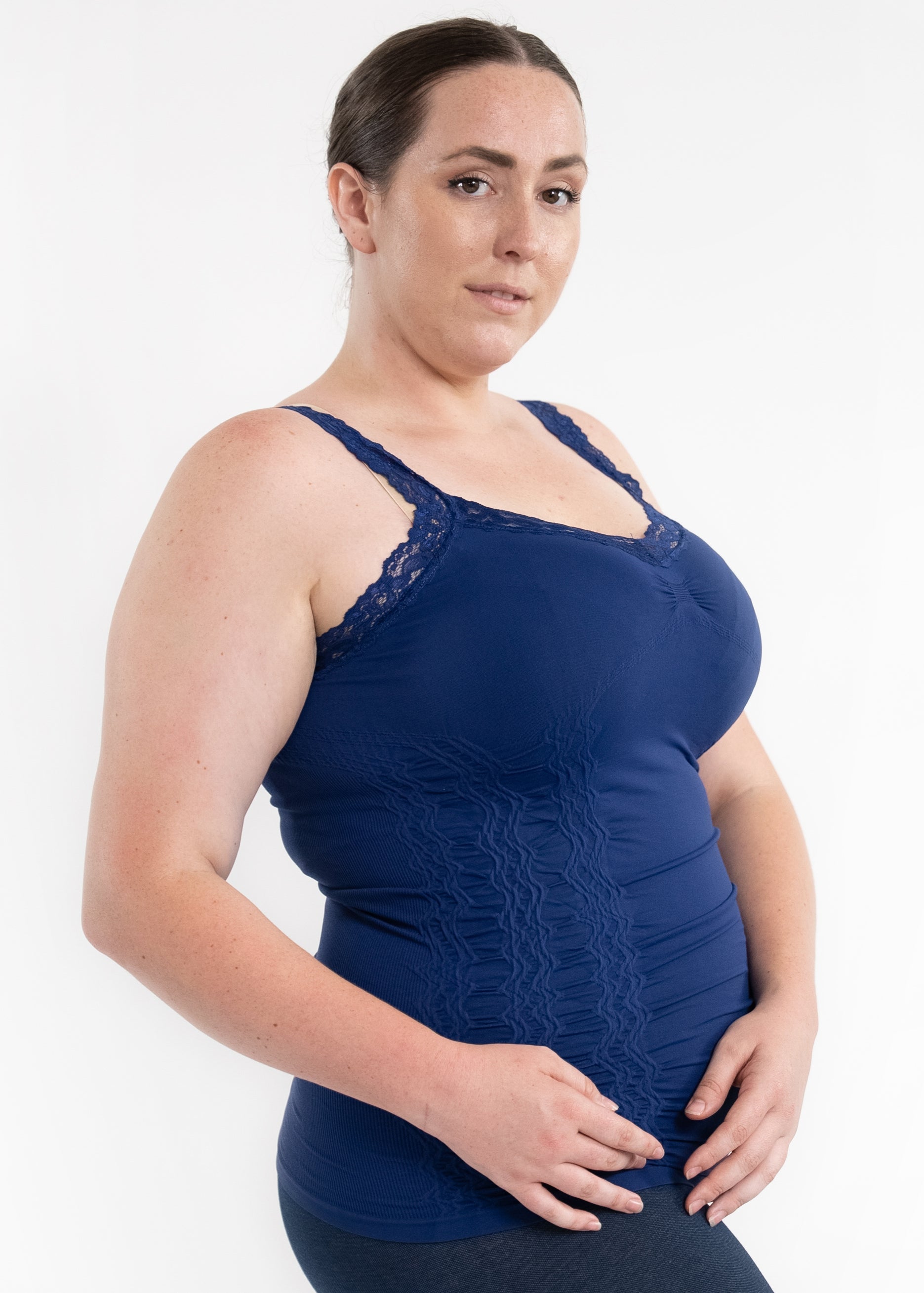 Lace Corset Cami - Curvy (DW)