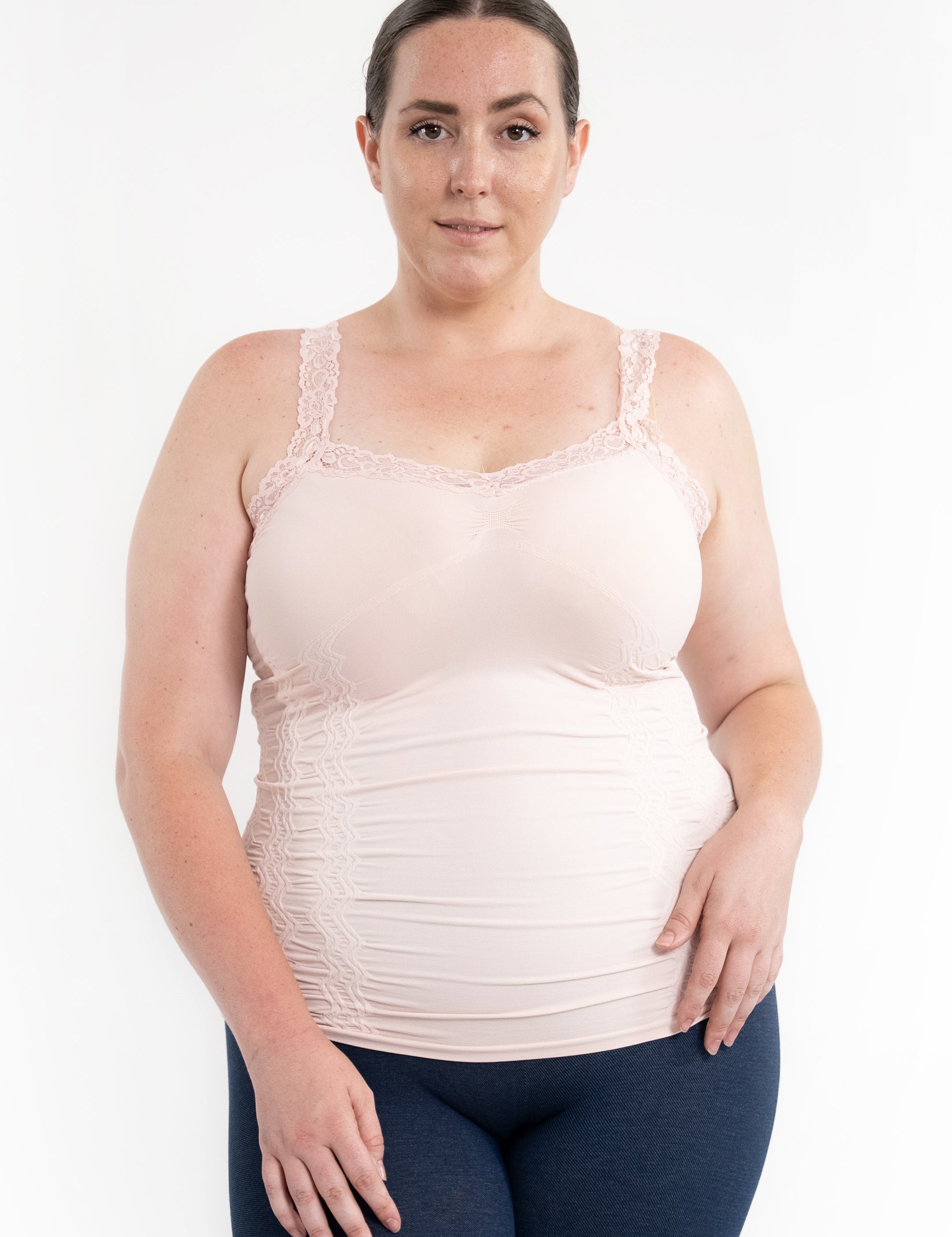 Lace Corset Cami - Curvy (DW)