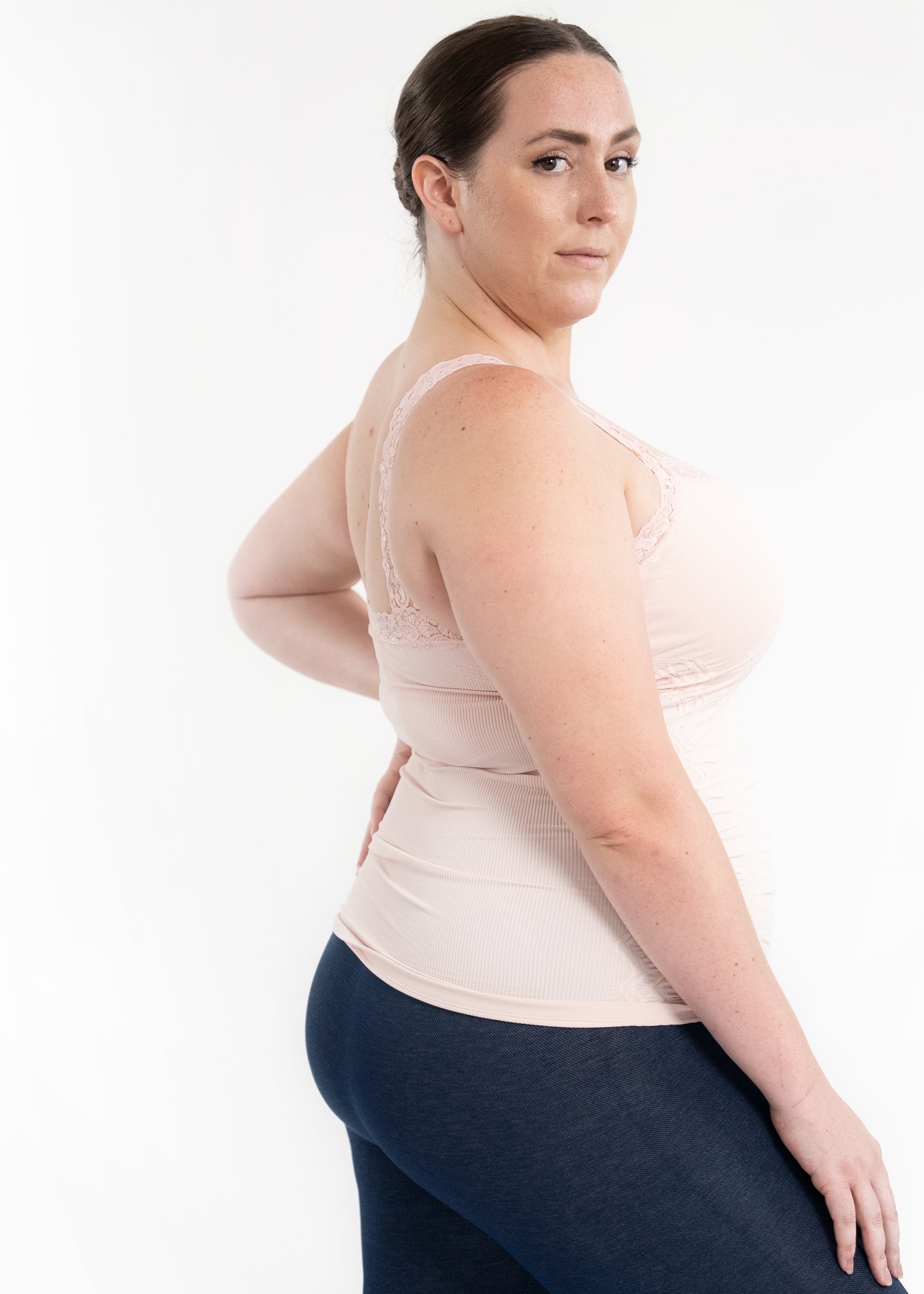 Lace Corset Cami - Curvy (DW)