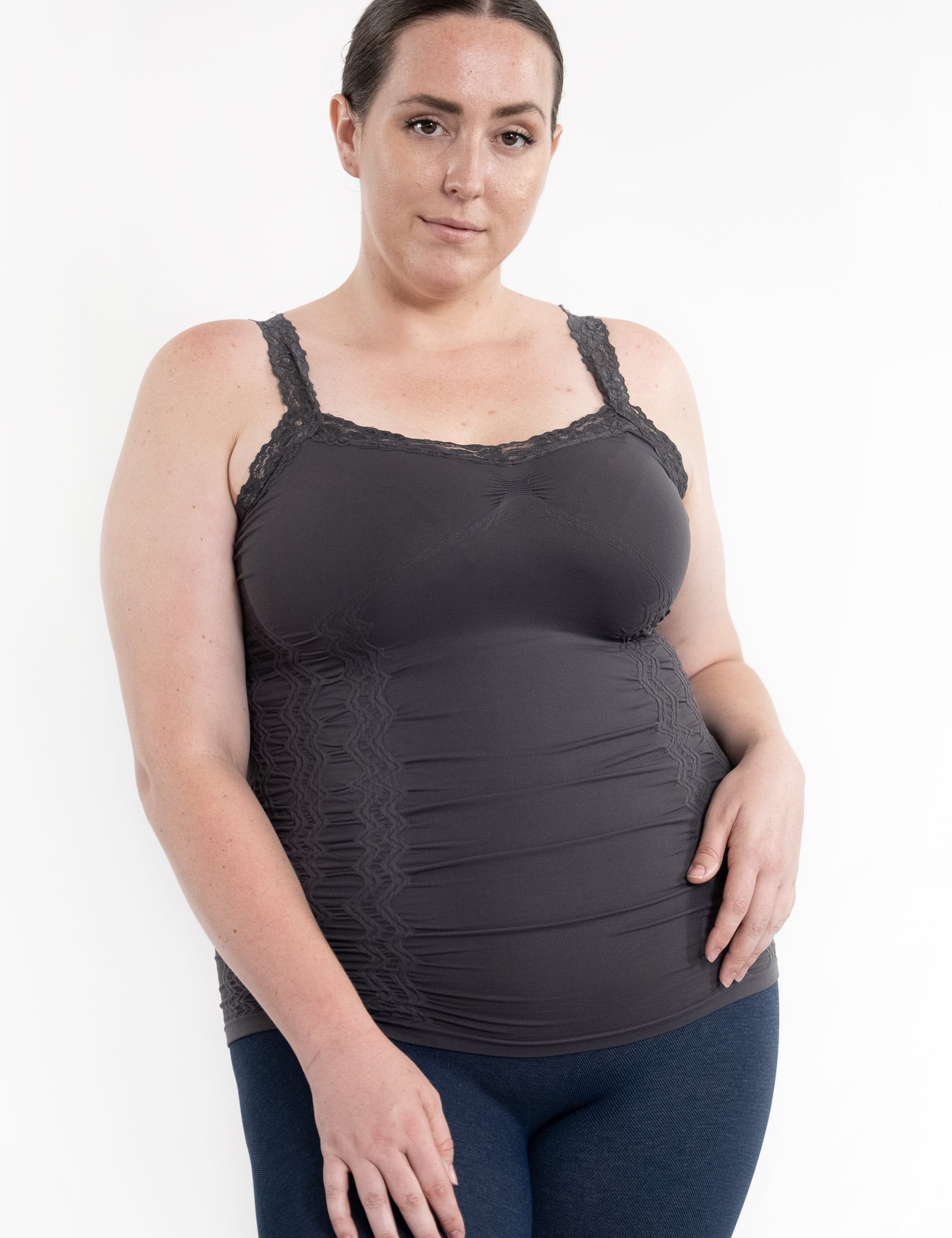 Lace Corset Cami - Curvy (DW)