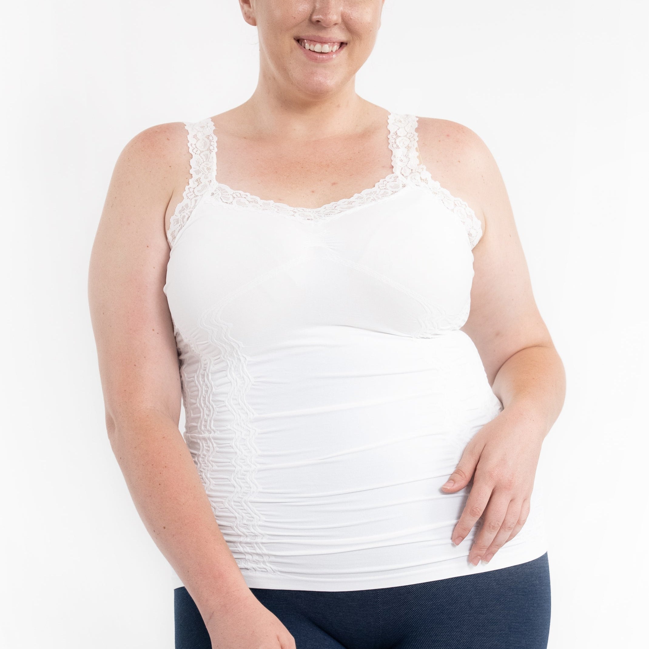 Lace Corset Cami - Curvy (DW)