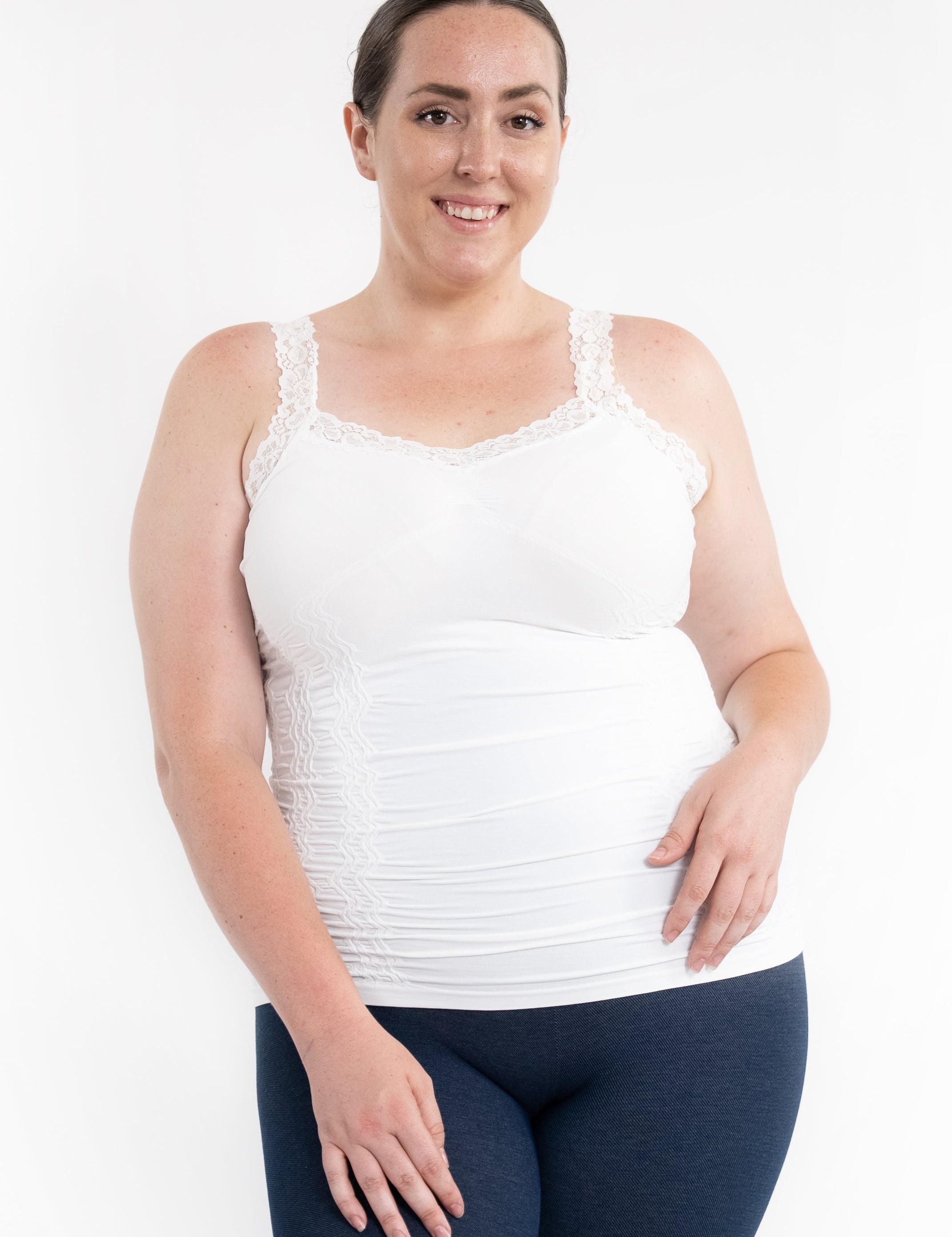 Lace Corset Cami - Curvy (DW)