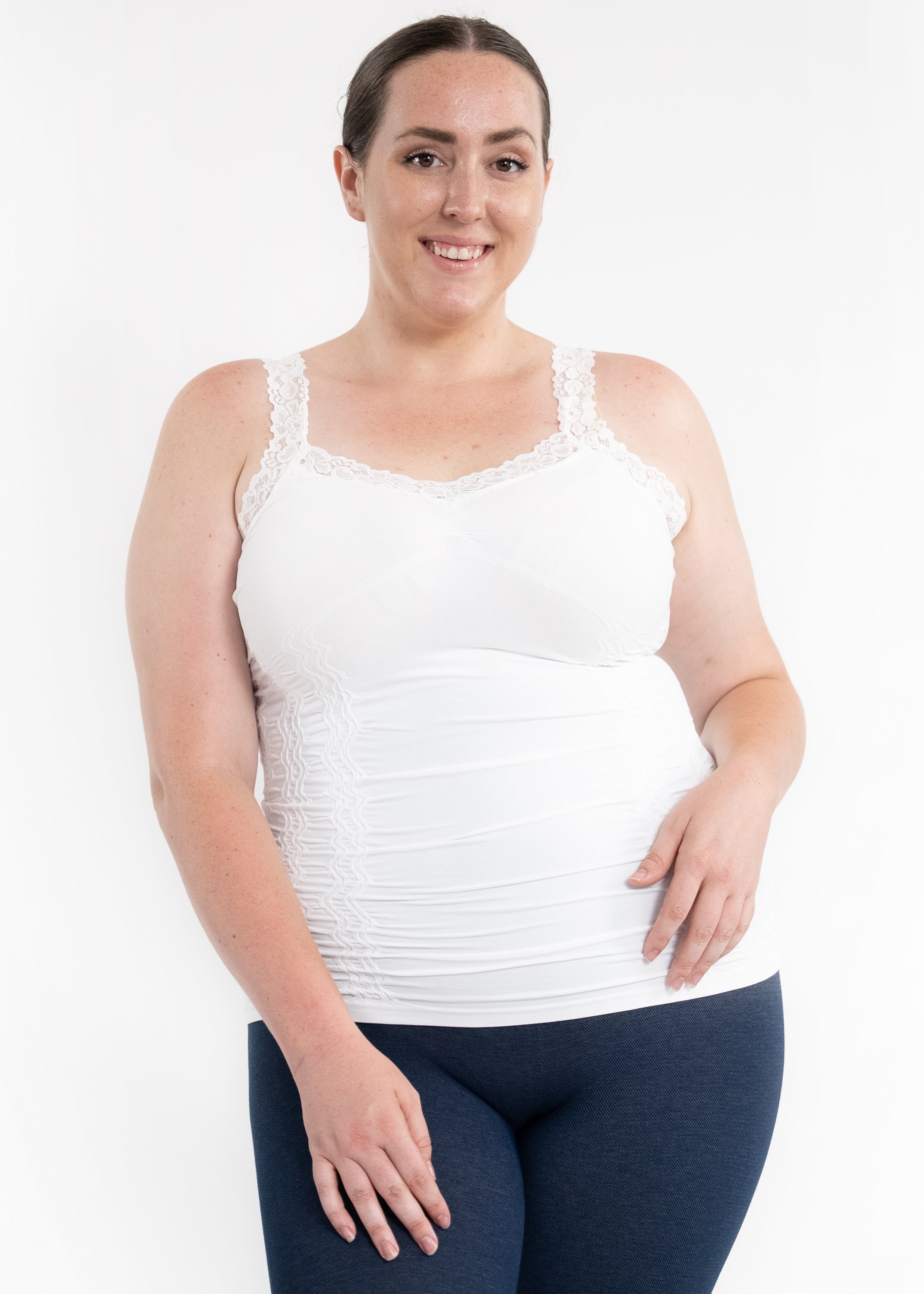 Lace Corset Cami - Curvy (DW)