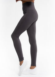 Ribbed High Waist Leggings - Curvy Fit (DW)
