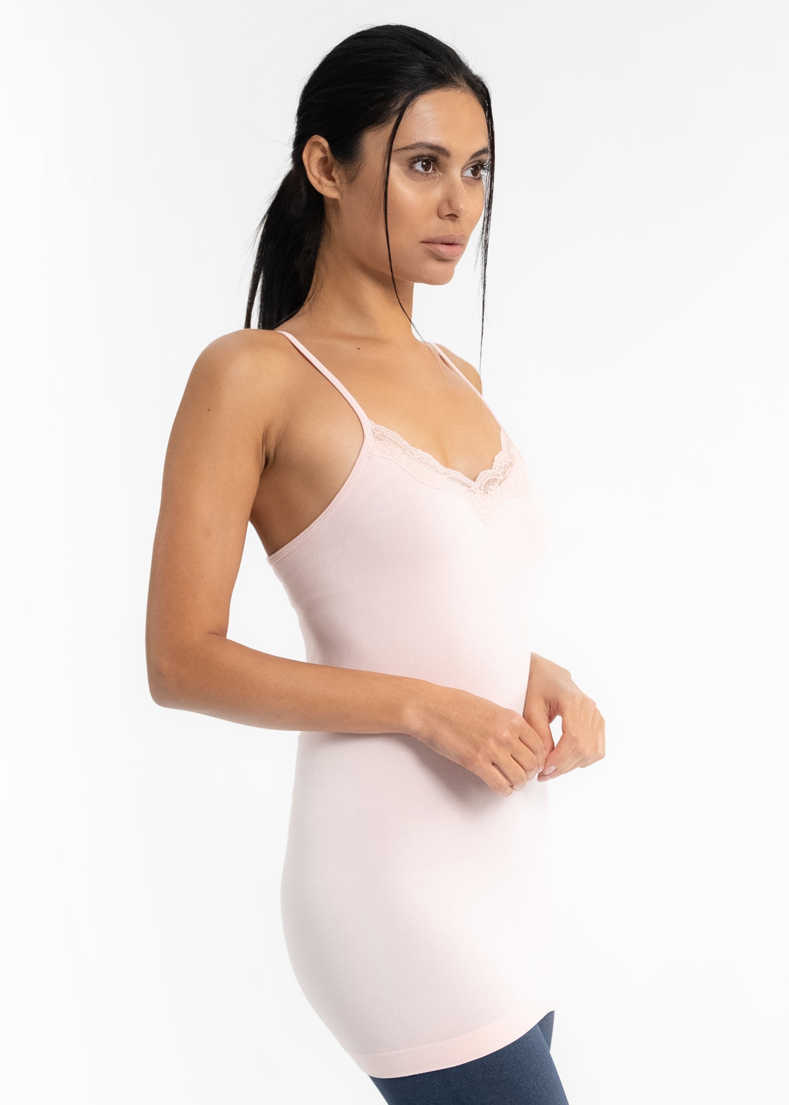 Spaghetti Strap Lace Cami (DW)