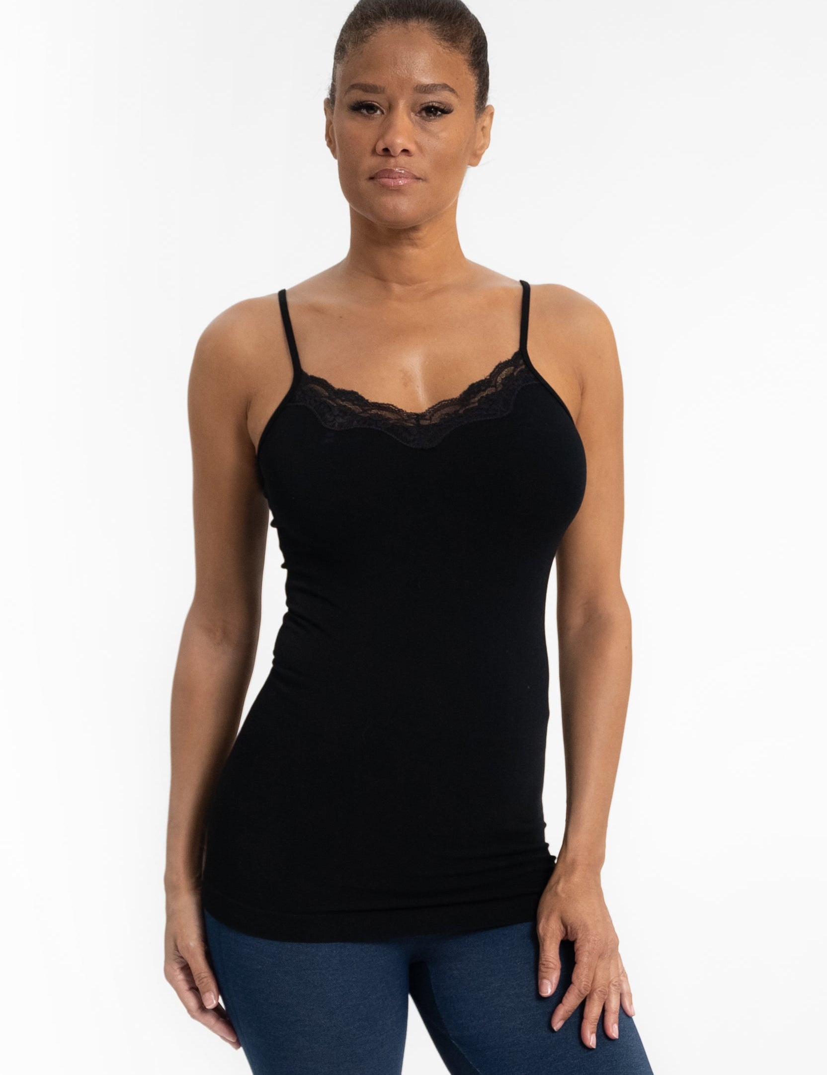 Spaghetti Strap Lace Cami (DW)