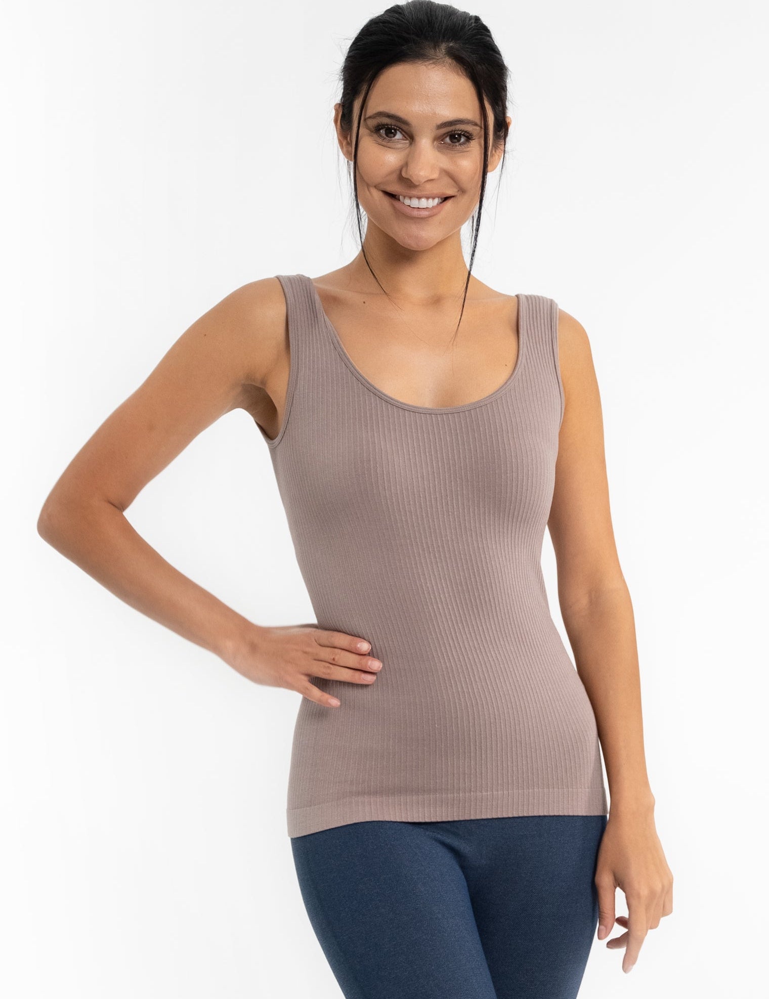 Ribbed Reversible Tank (DW)