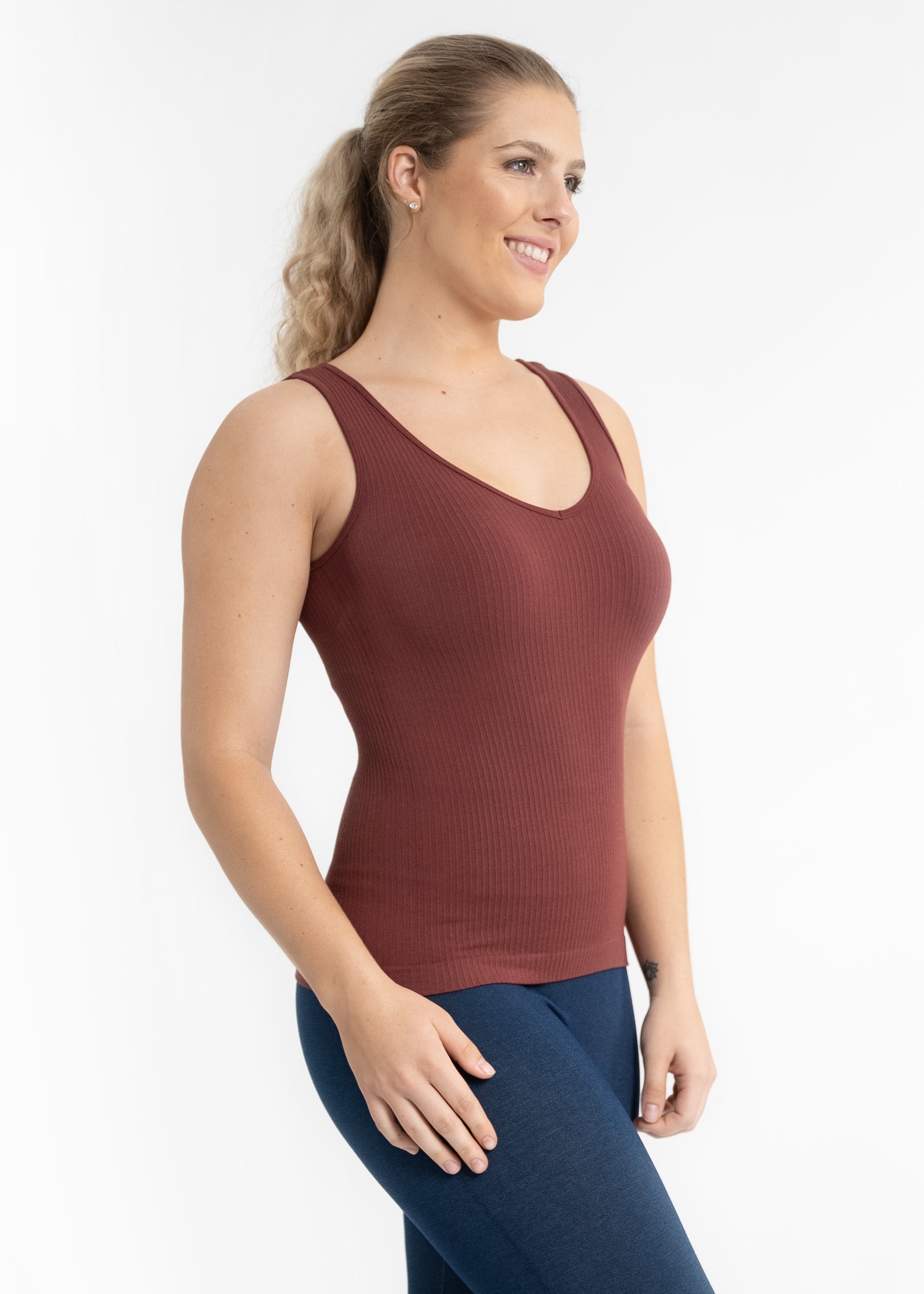 Ribbed Reversible Tank (DW)