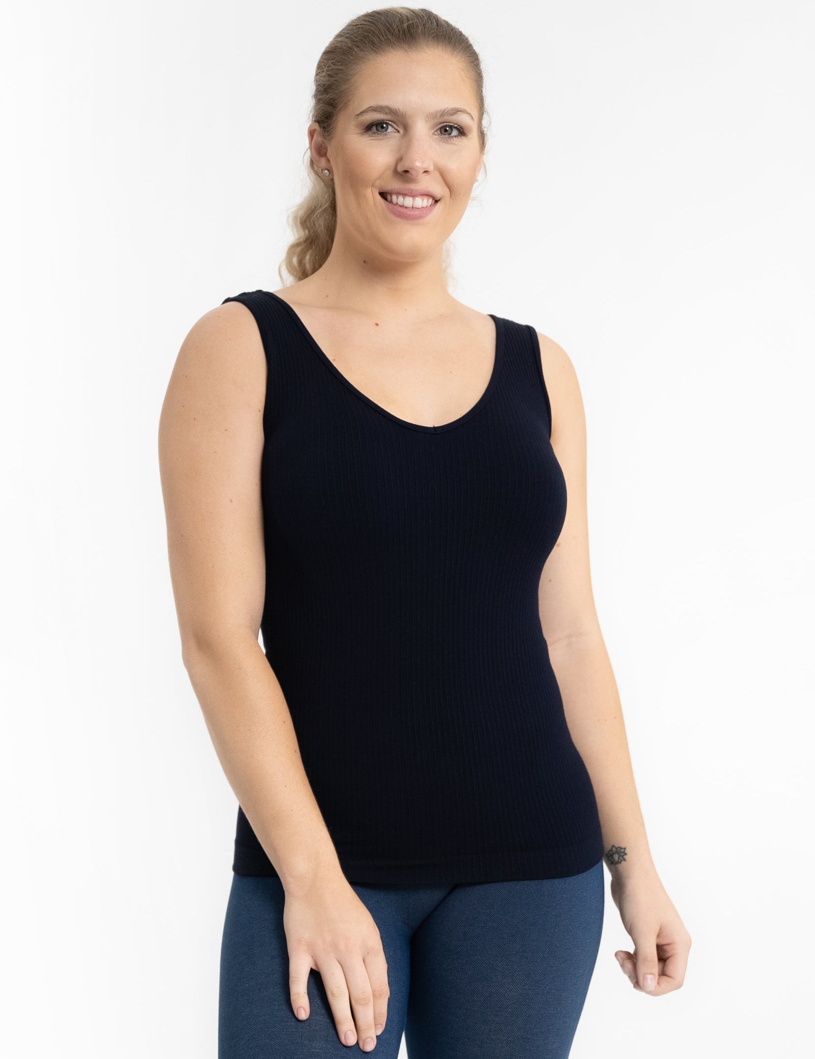 Ribbed Reversible Tank (DW)