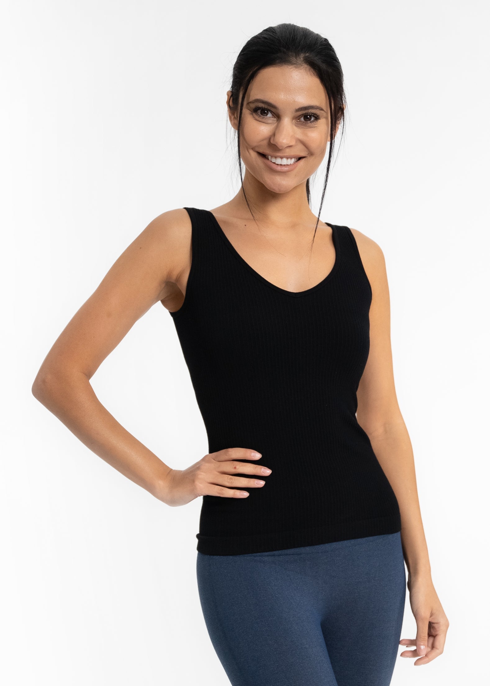 Ribbed Reversible Tank (DW)