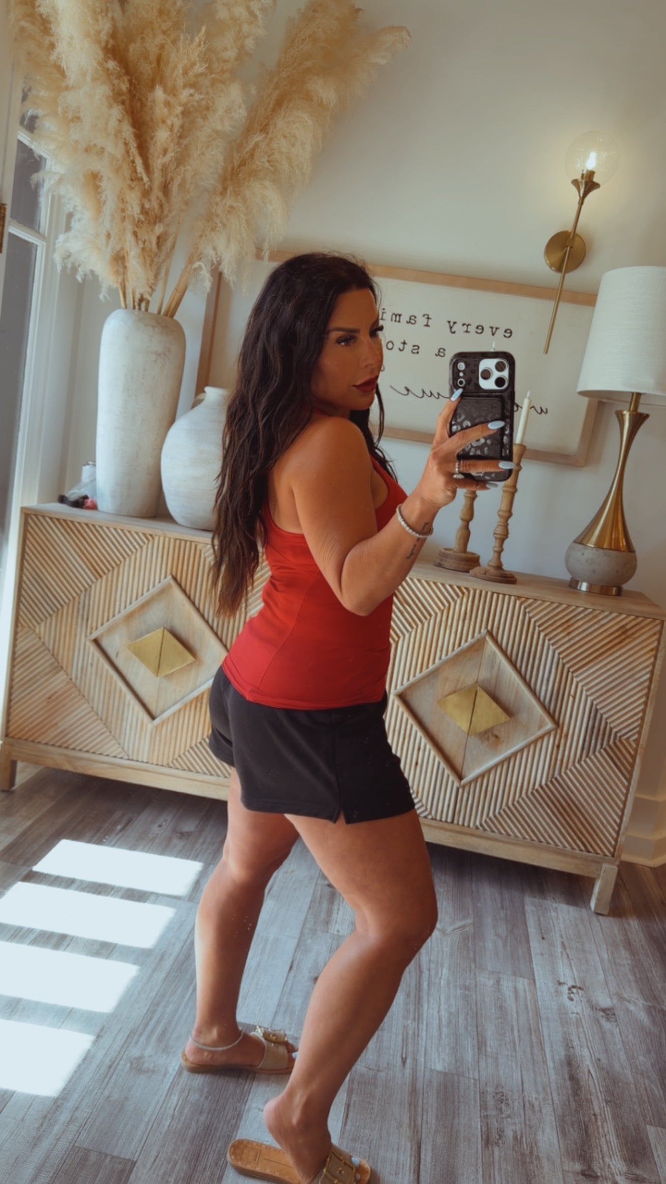 Rae Mode Black French Terry Shorts