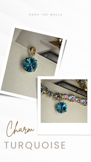 Diva Crystal Pendant 14mm Charm