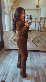 “Old Money” Luxe Ribbed Ultra Soft Hoodie and Joggers Set