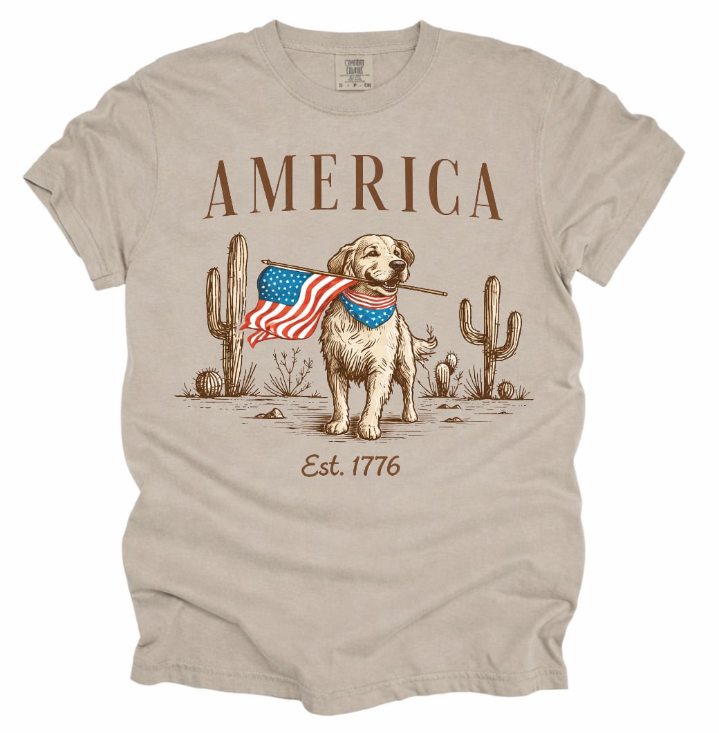 American Pup Graphic Tee