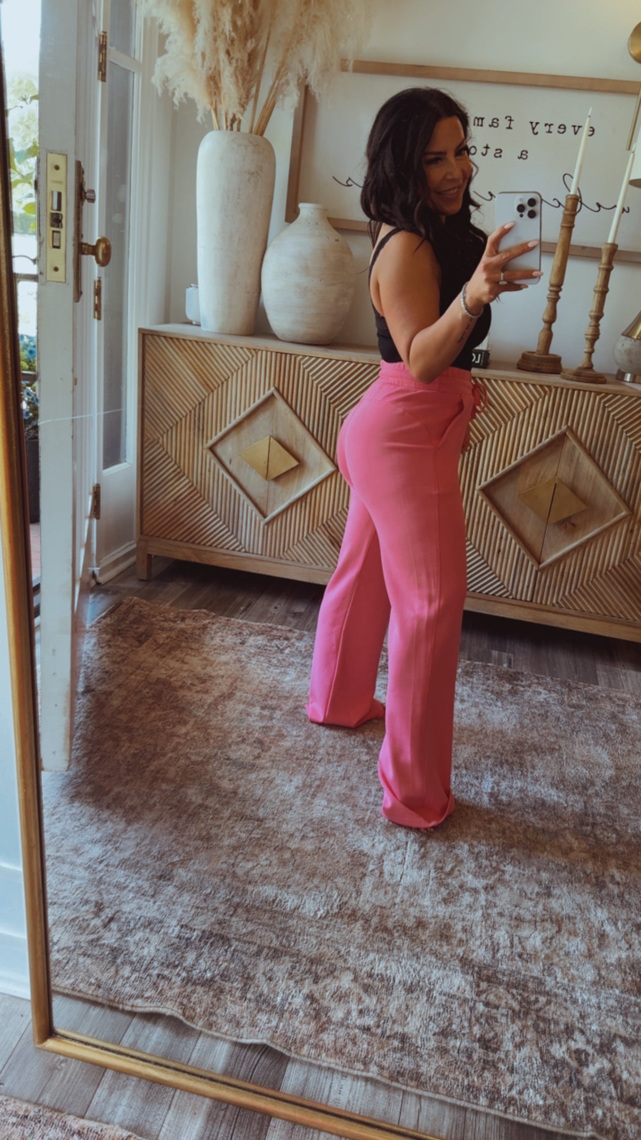 Rae Mode PInk  Scuba Modal Joggers