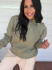 Ultra Soft Sage Long Sleeve Hoodie
