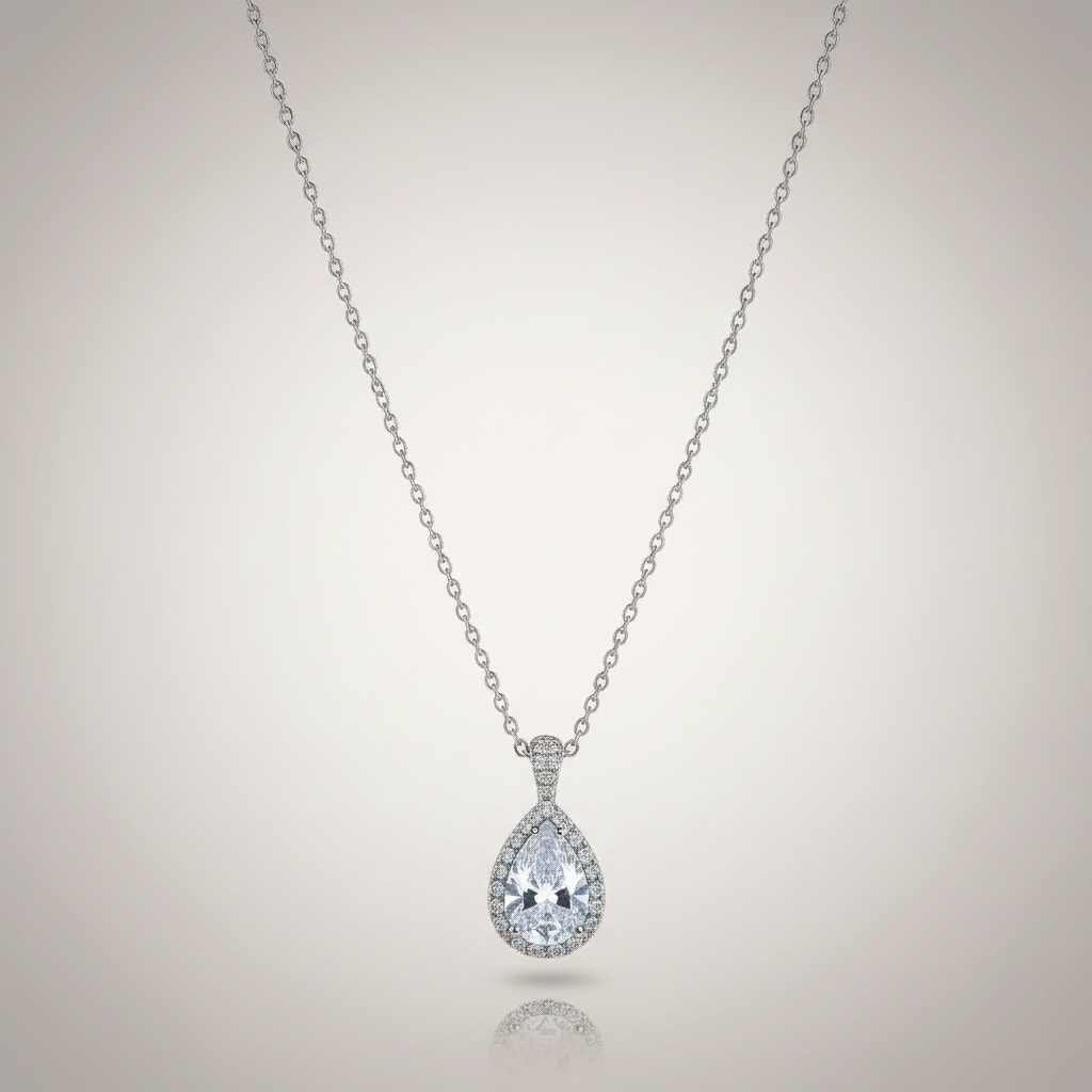 Bella Neane Stunning Tear Drop Pendant Necklace