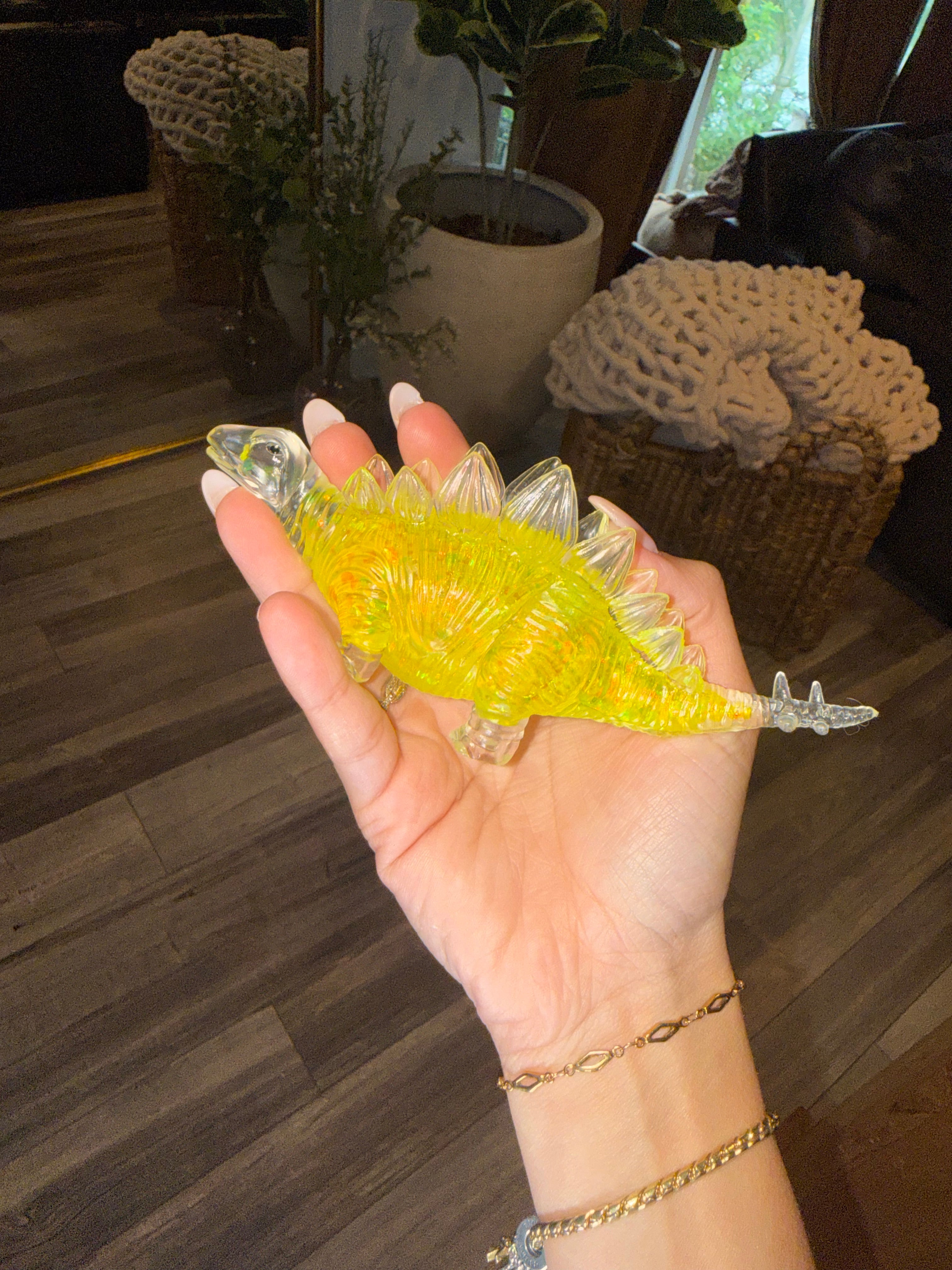 Yellow Dinosaur Squishy