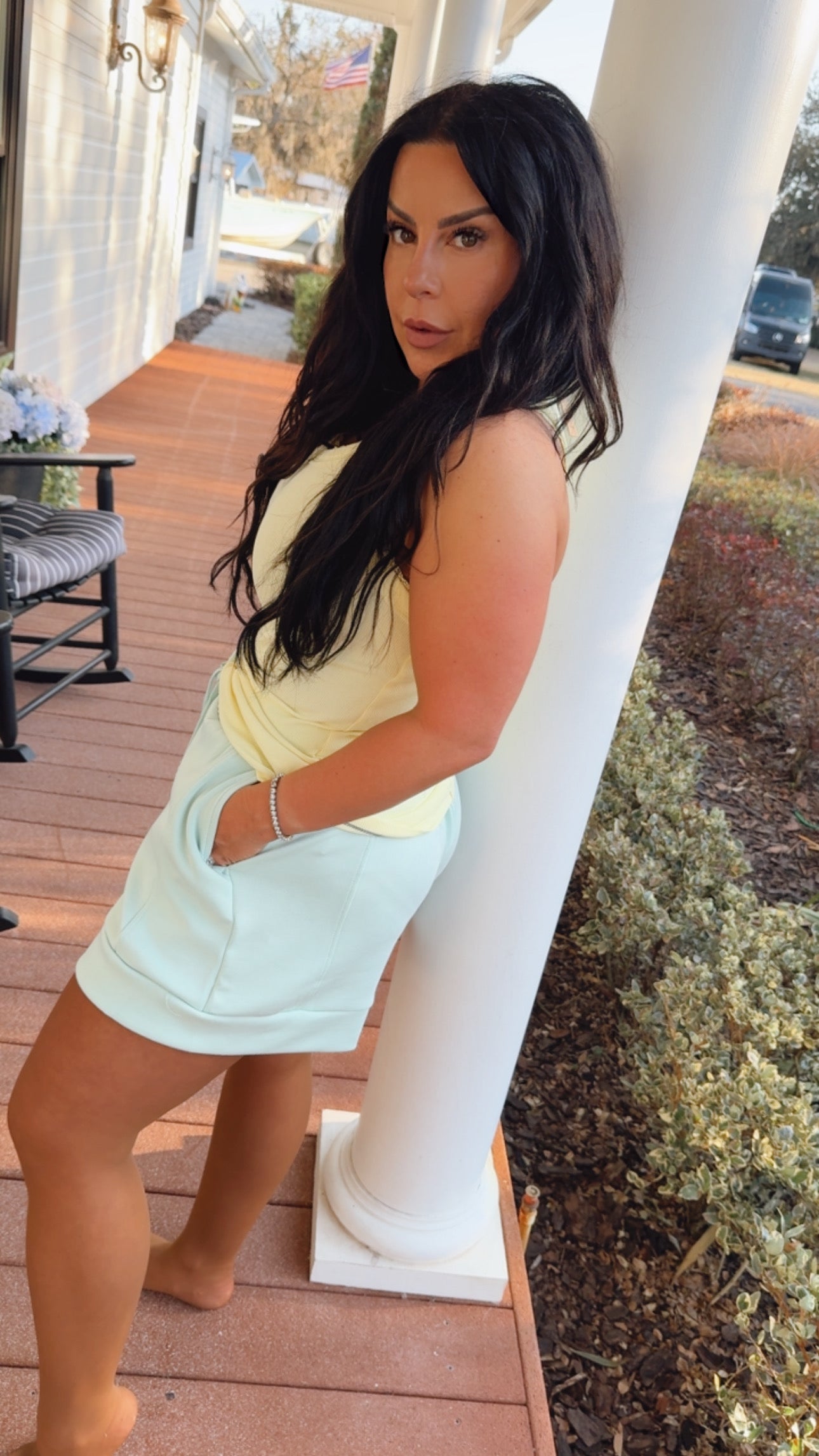 Soft Mint Butter Soft Rae Mode Shorts