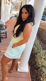 Soft Mint Butter Soft Rae Mode Shorts