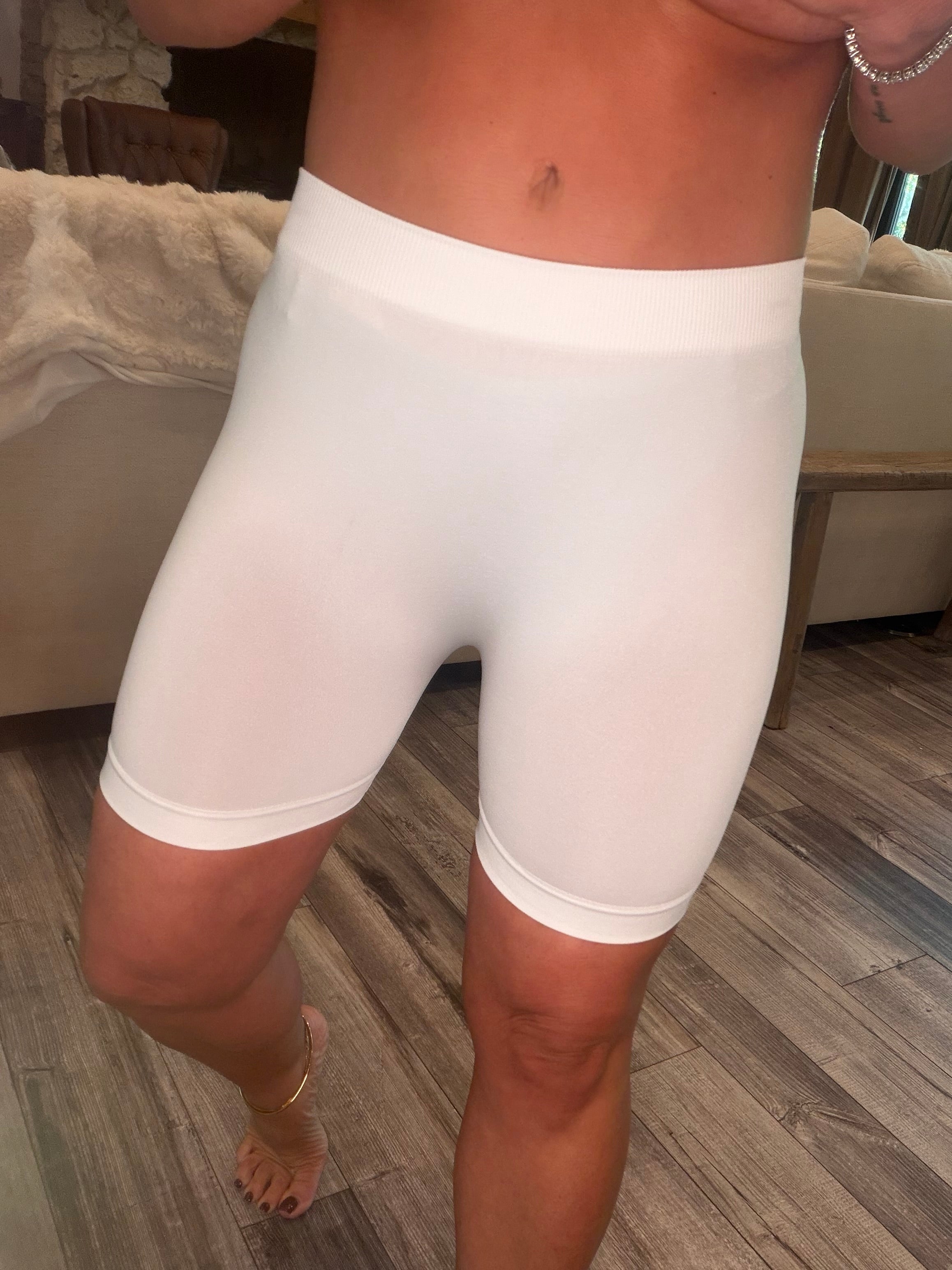 White Body Shaping Shorts
