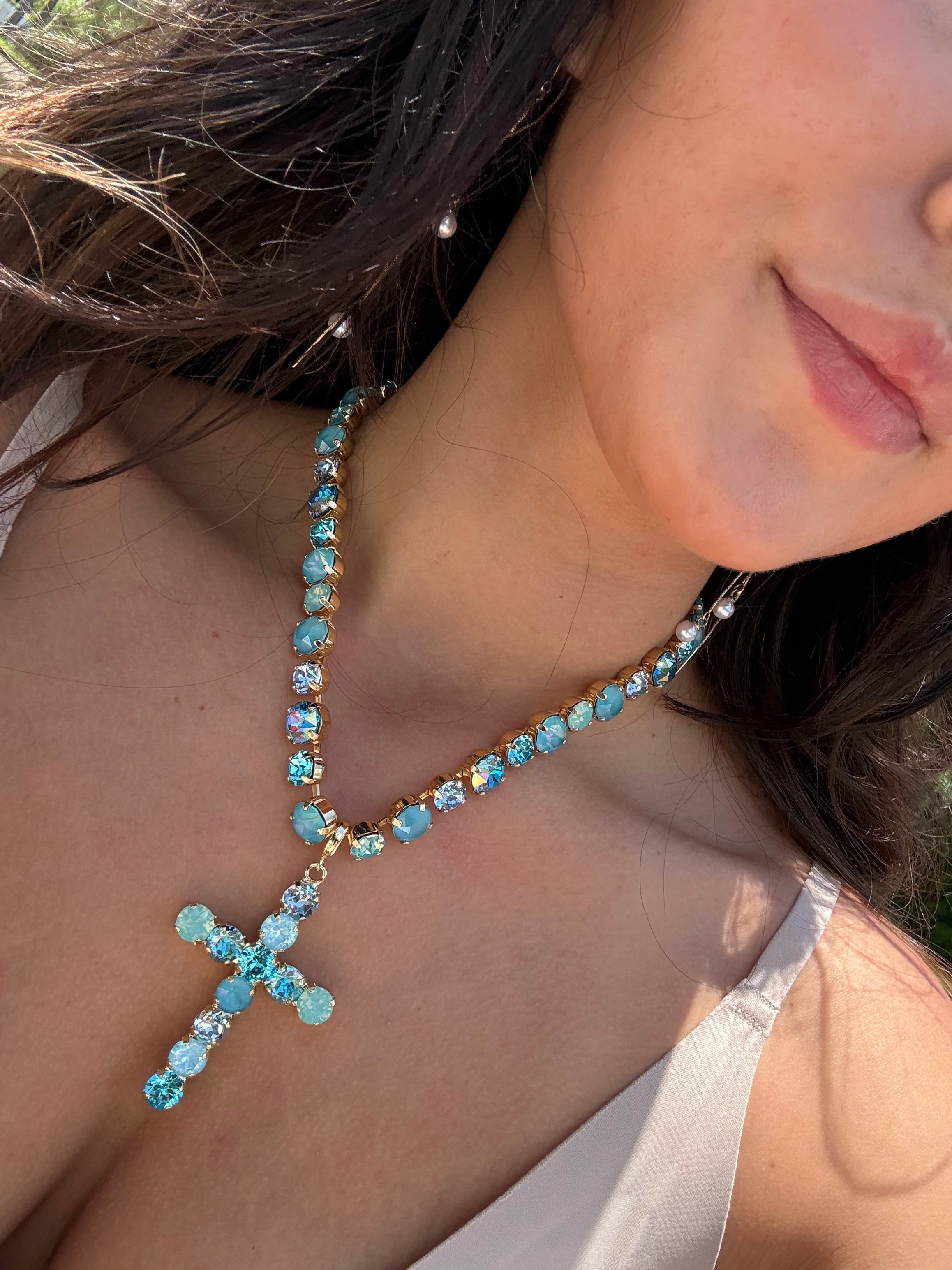 Diva Crystal Ultra Bling Necklace