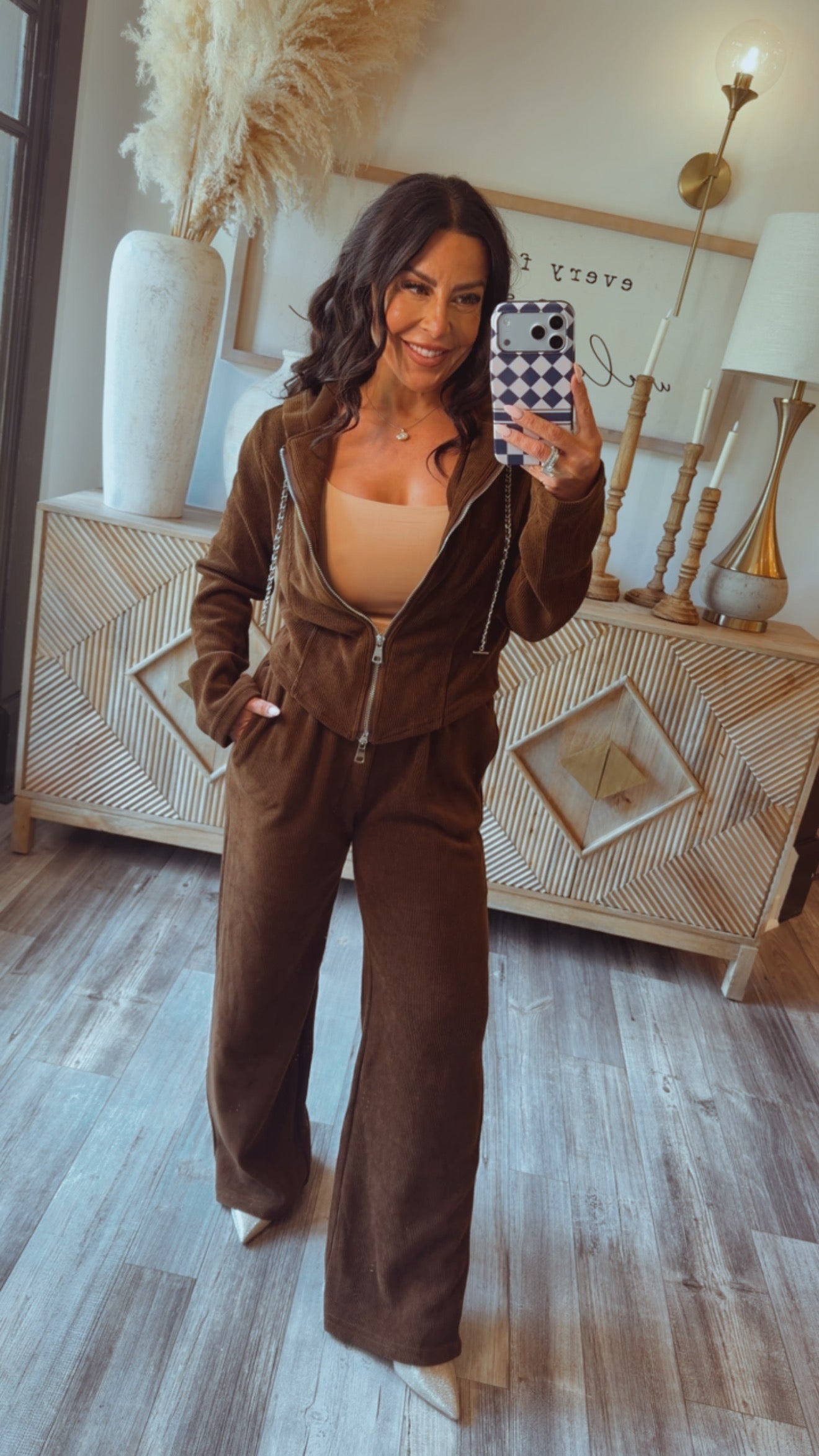 “Old Money” Luxe Ribbed Ultra Soft Hoodie and Joggers Set