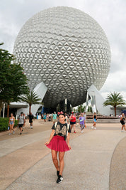 Crimson Red Athletic Twirl Skort