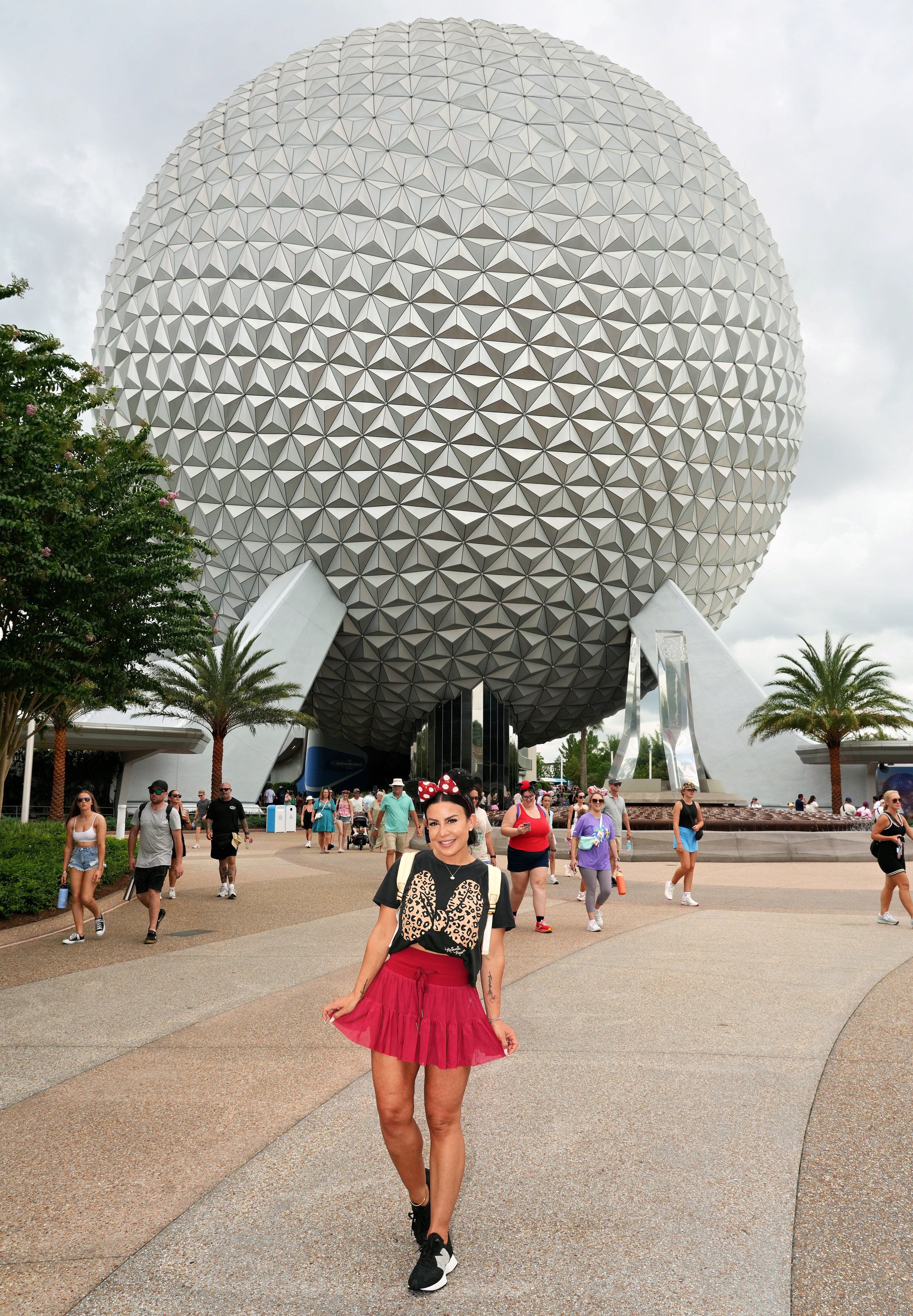 Crimson Red Athletic Twirl Skort
