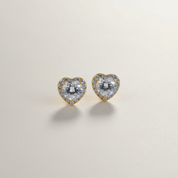 Bella Neane Stunning Heart Earrings