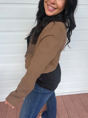 Diva Sparkle Cocoa Brown Blazer