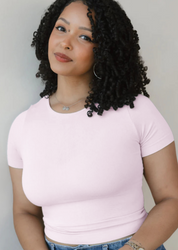 Short Sleeve Waist Length Top (DW)