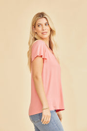 Blush Short Sleeve Top