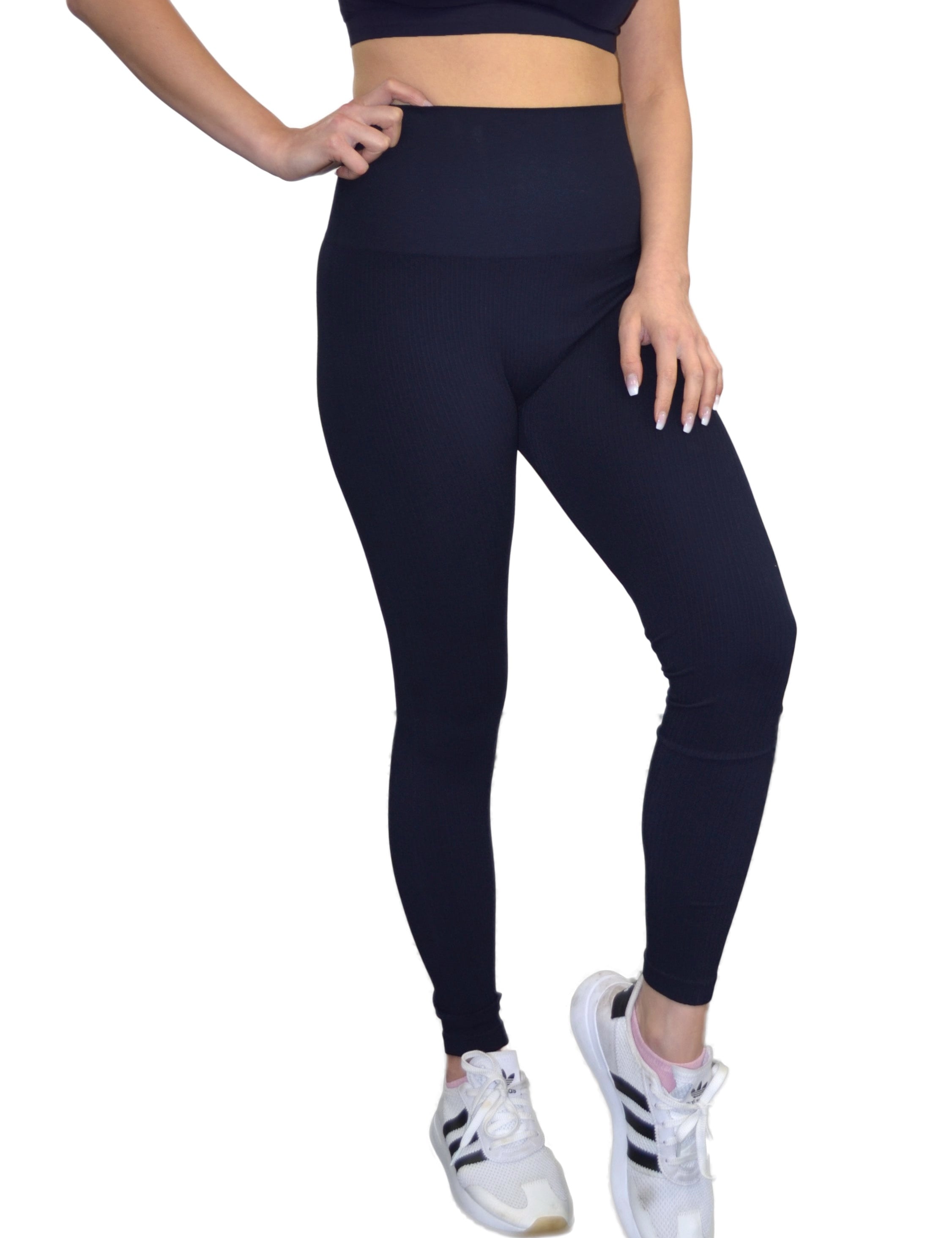 Ribbed High Waist Leggings (DW)