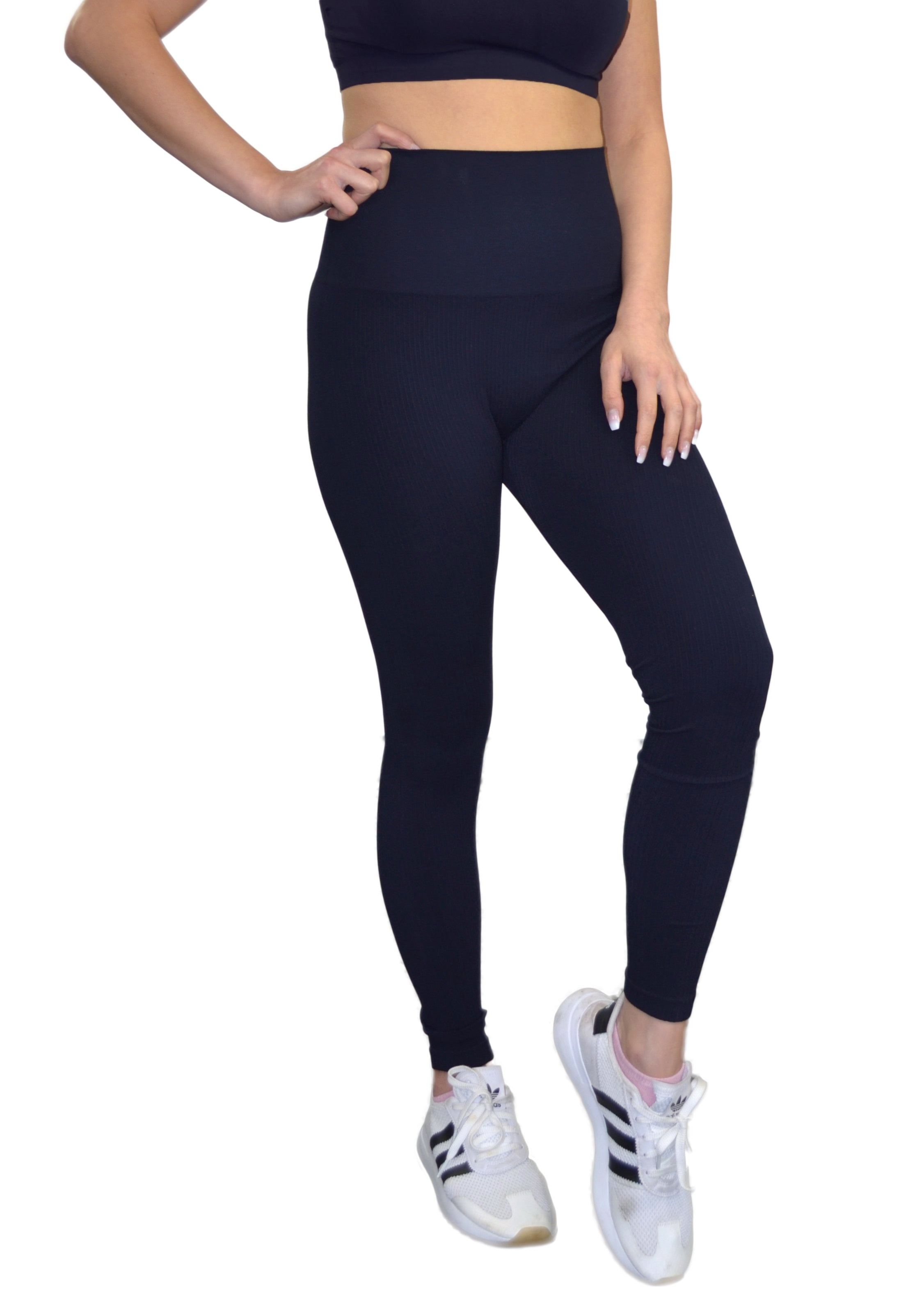 Ribbed High Waist Leggings (DW)