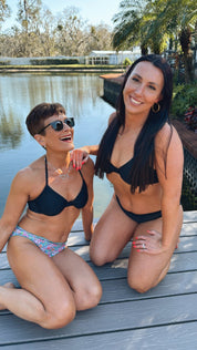 Sassy Black Jeaneane's Custom Scrunch Bikini Bottom